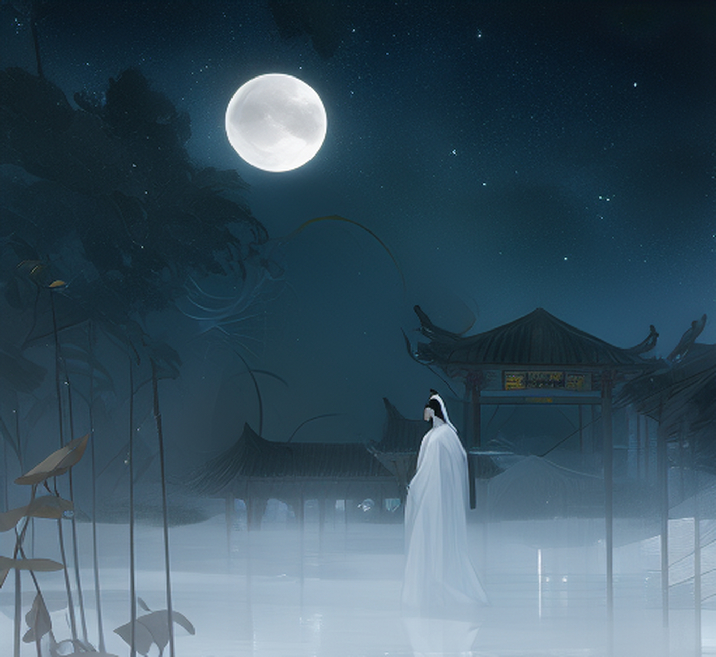 世事浮华皆过眼,悠然自得赏星光