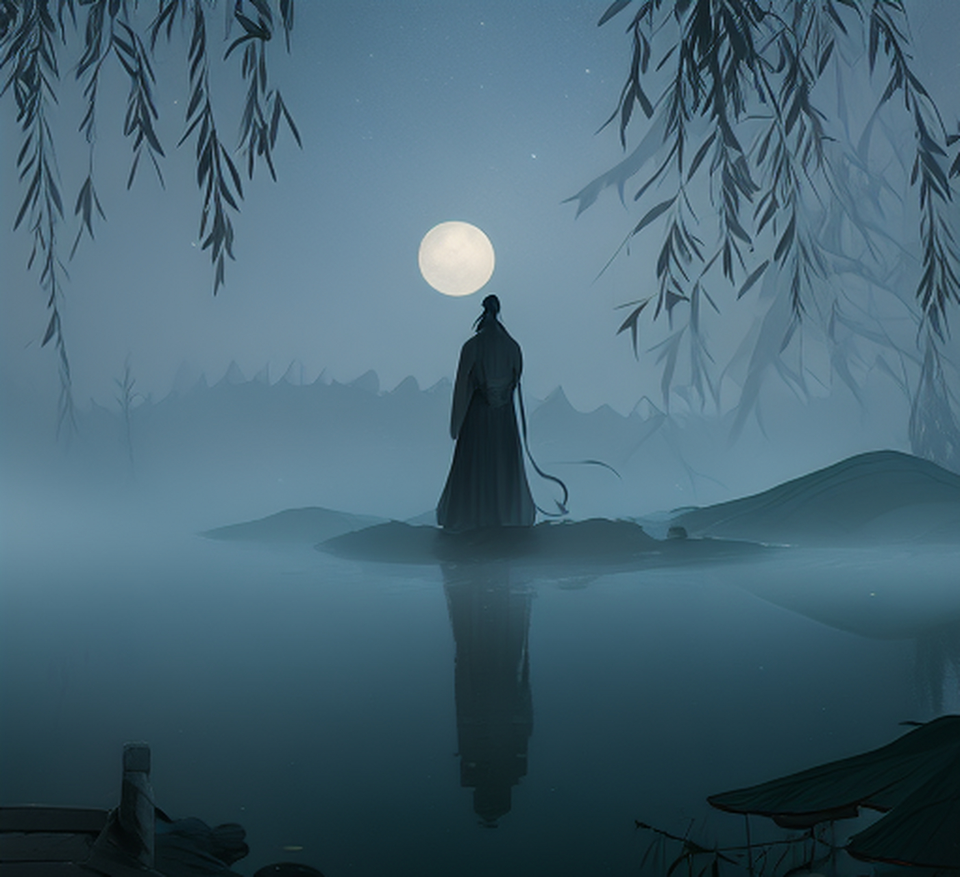 这个长联通过"诗""酒""月"等元素,营造出了