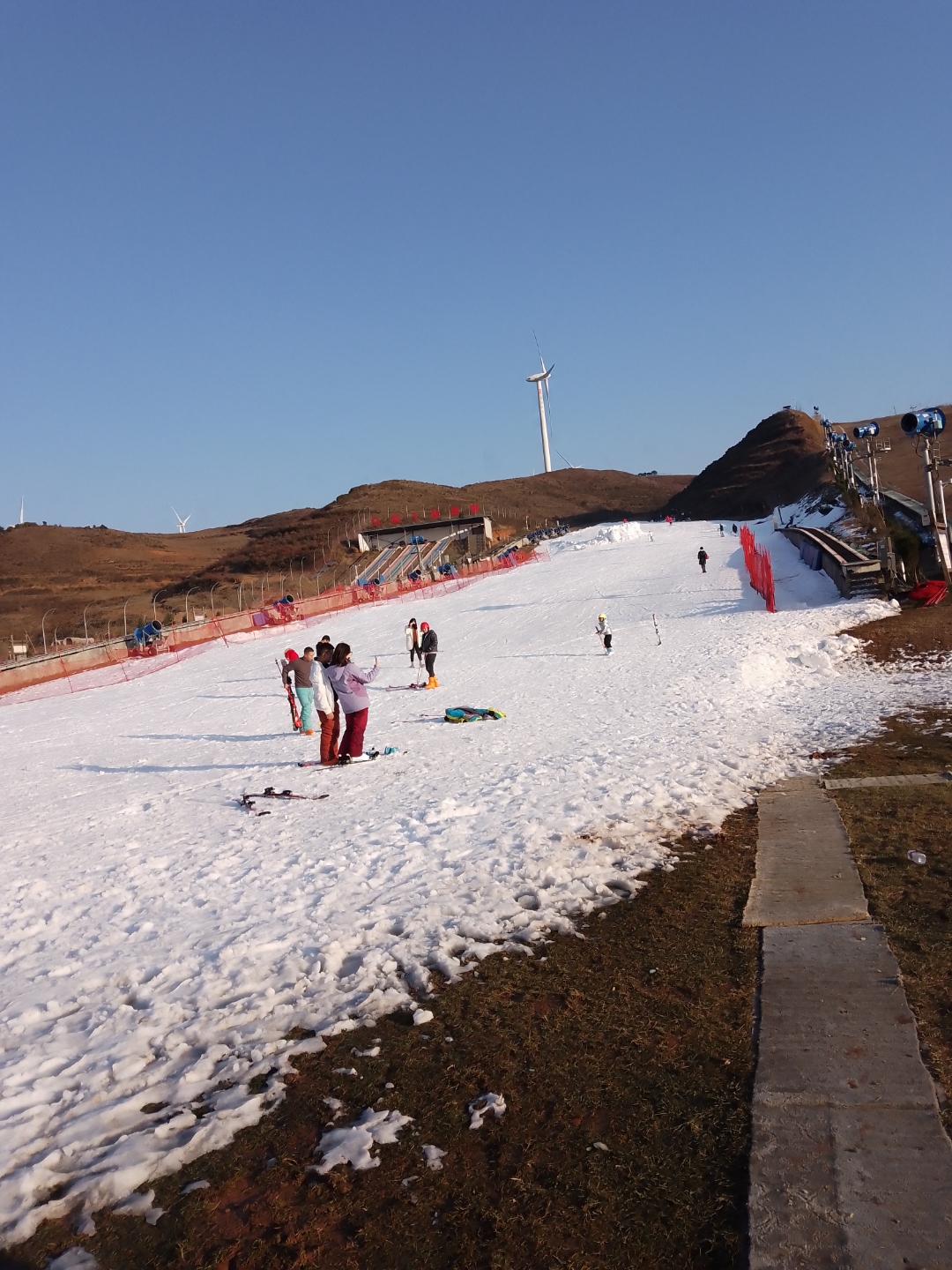 苍南玉苍山滑雪图片