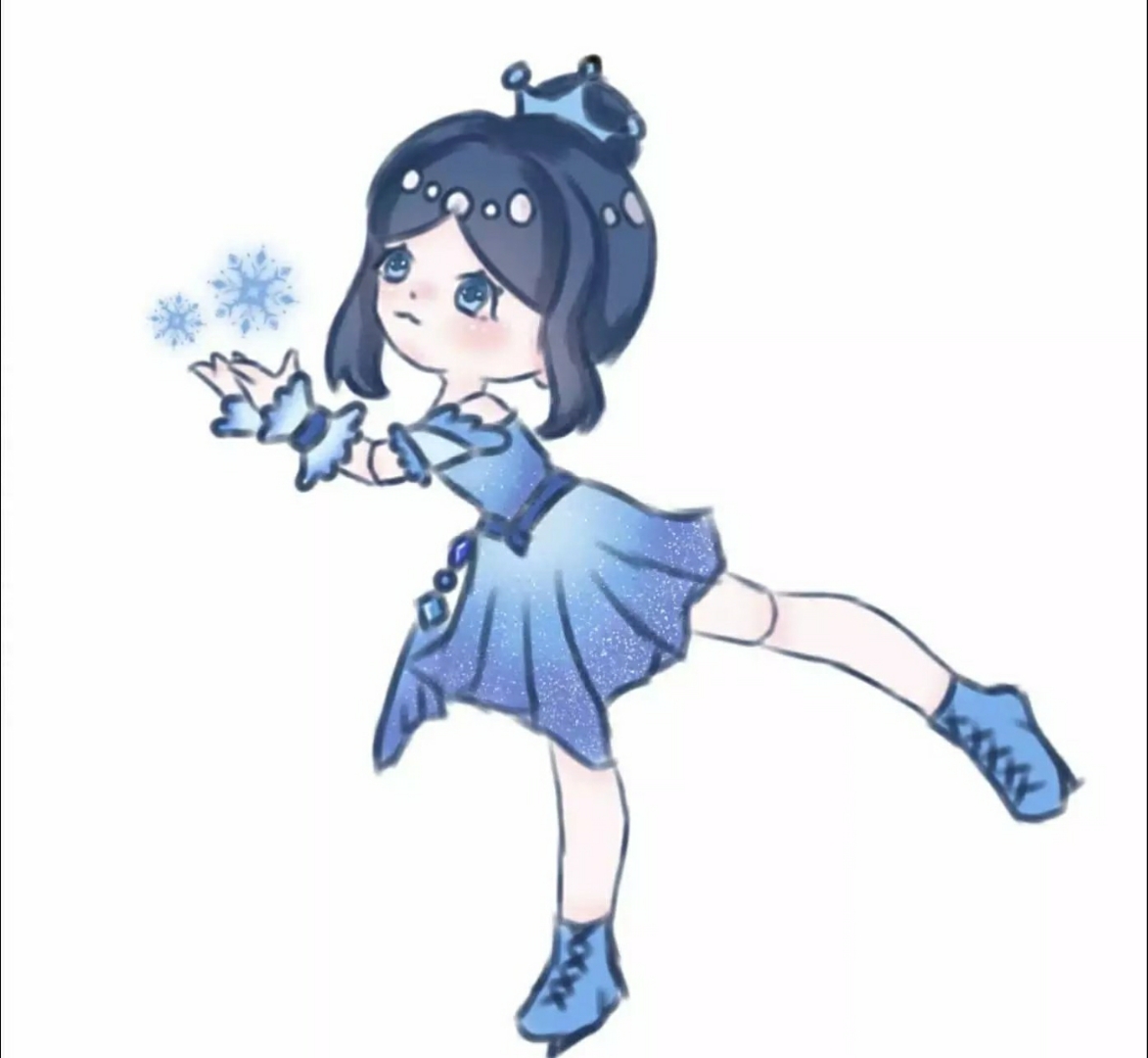 叶罗丽美图一一冰公主可爱版 [星星]点赞关注可拿图 #动态连更挑战