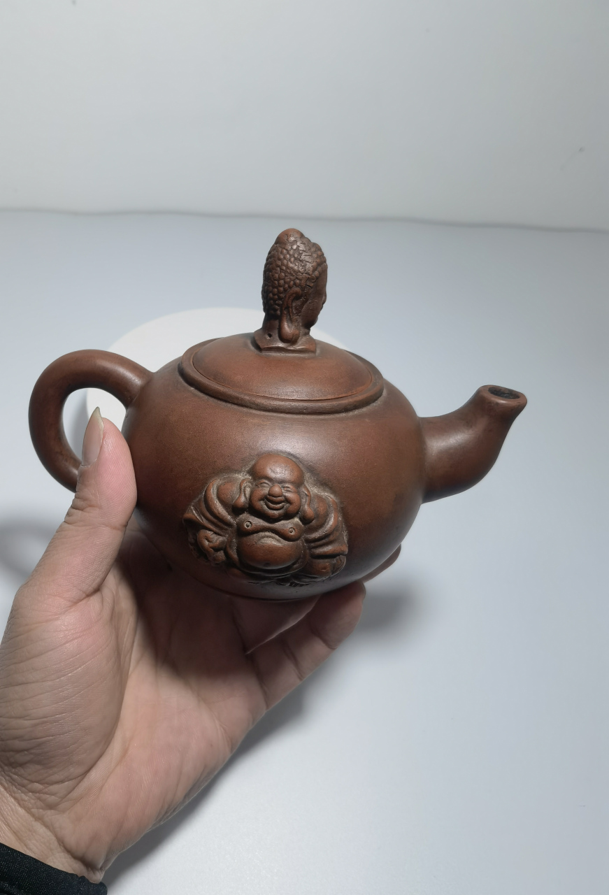 民国·冯桂林【弥勒佛 紫砂壶】