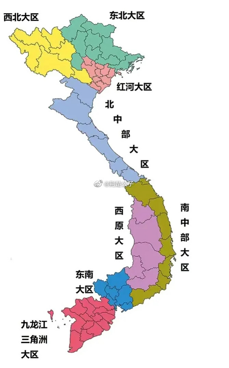 越南地图全图放大图片