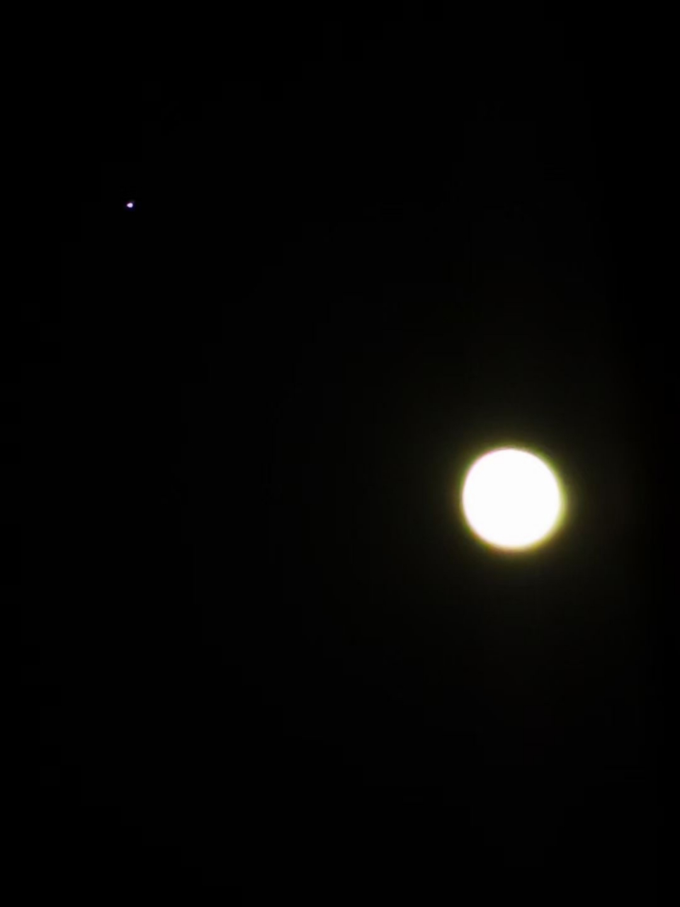 今年月亮和木星同框