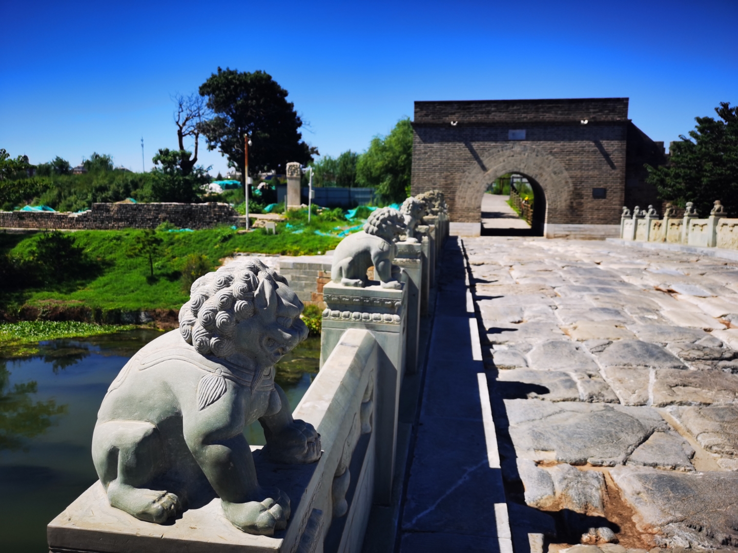 北京通州张家湾城遗址,大运河北端明代古城.