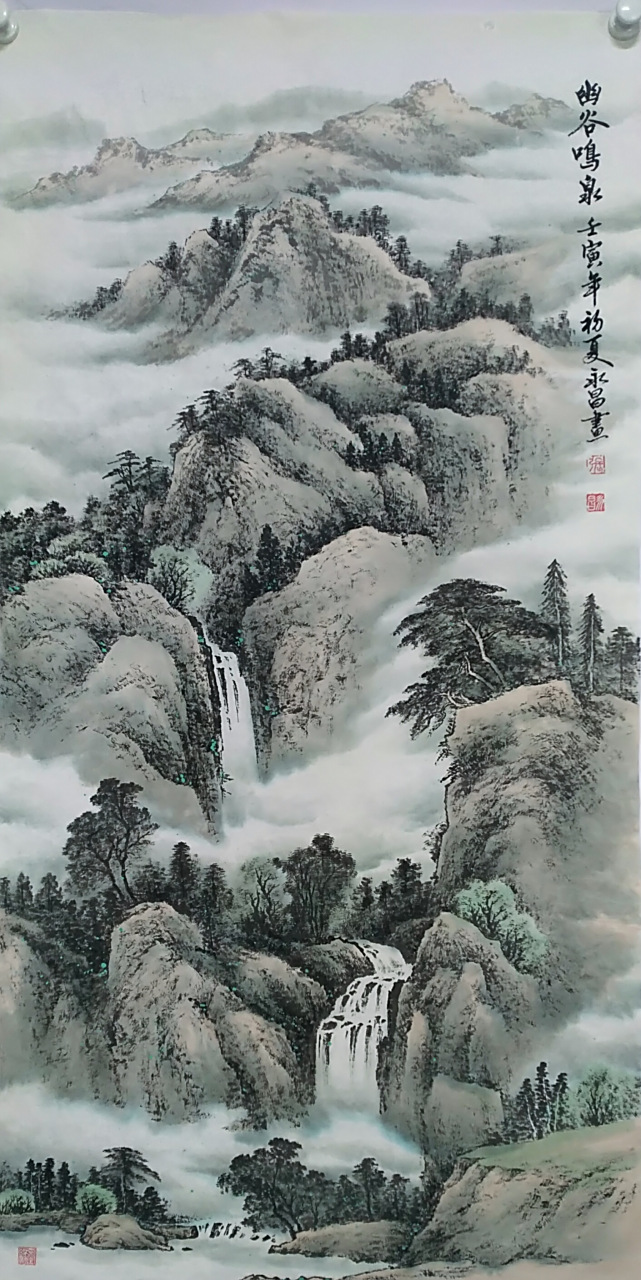 琴棋书画# #艺术# #书画# 画家张永昌老师(我老爸)作品