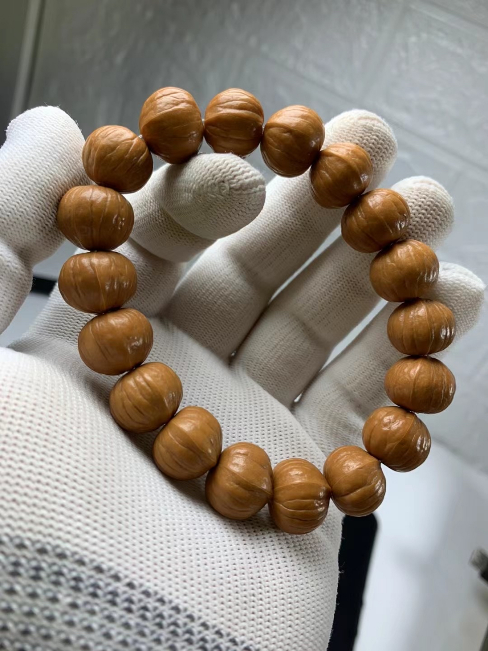 1289215【双歧猴头南瓜桩手串】黄金规格,市场最火爆的一款猴头