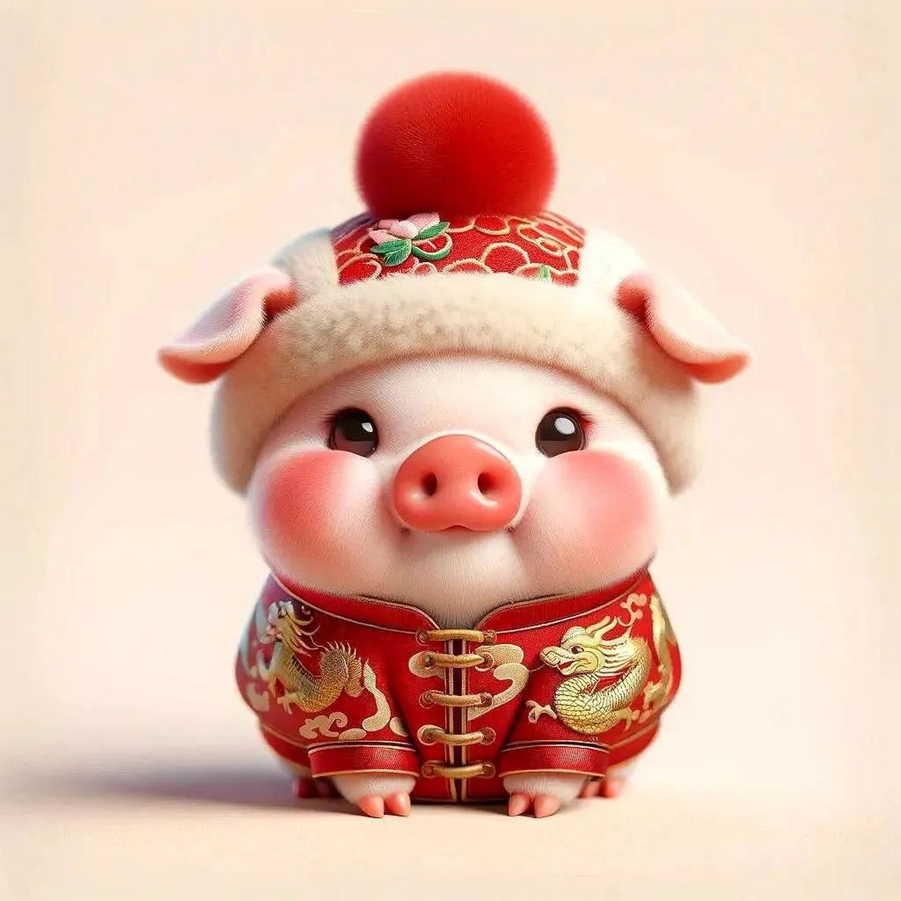这正是我最近发现的一款猪年特别版玩偶,设计得真是巧妙