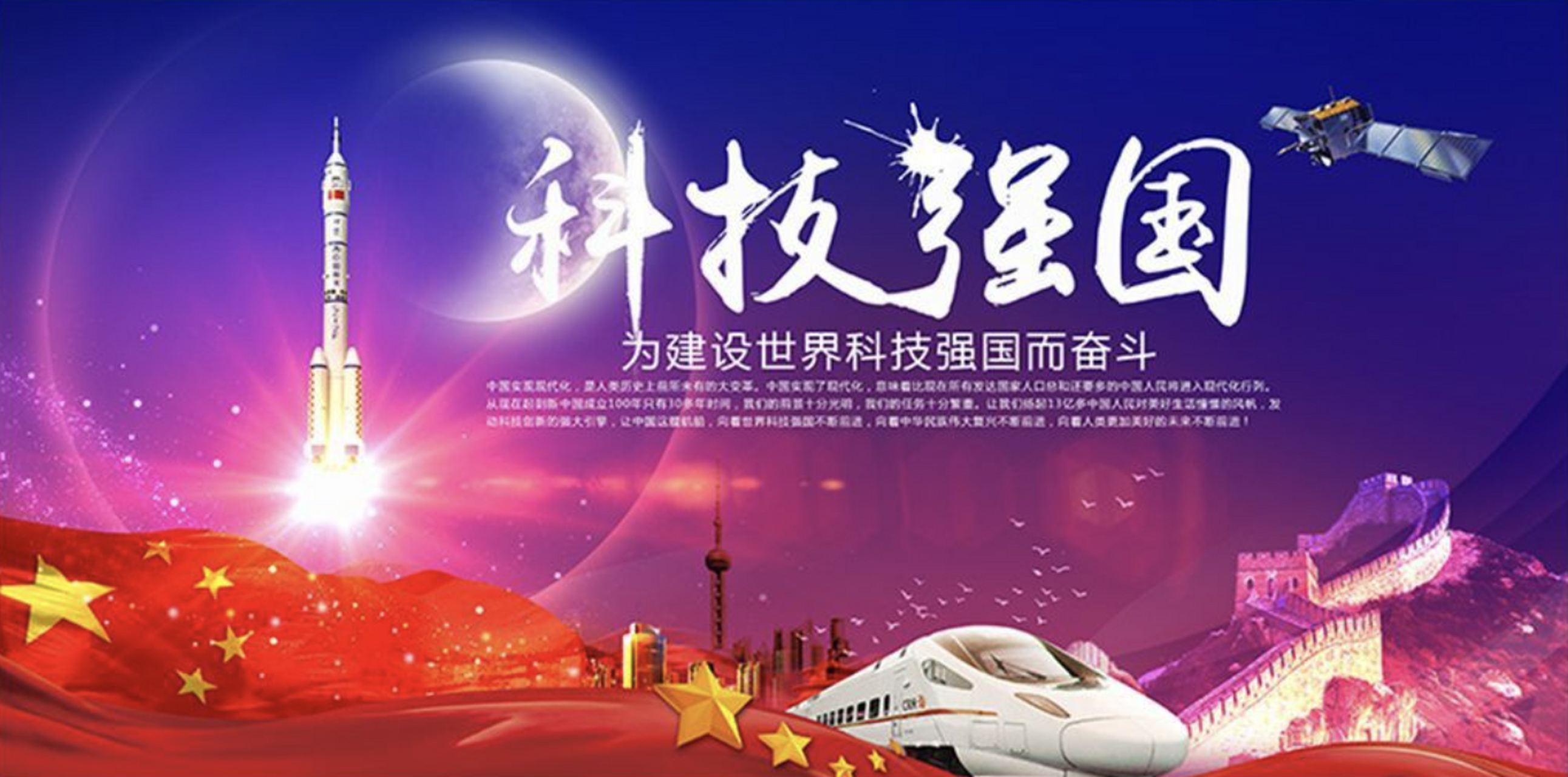 科技兴国海报图片