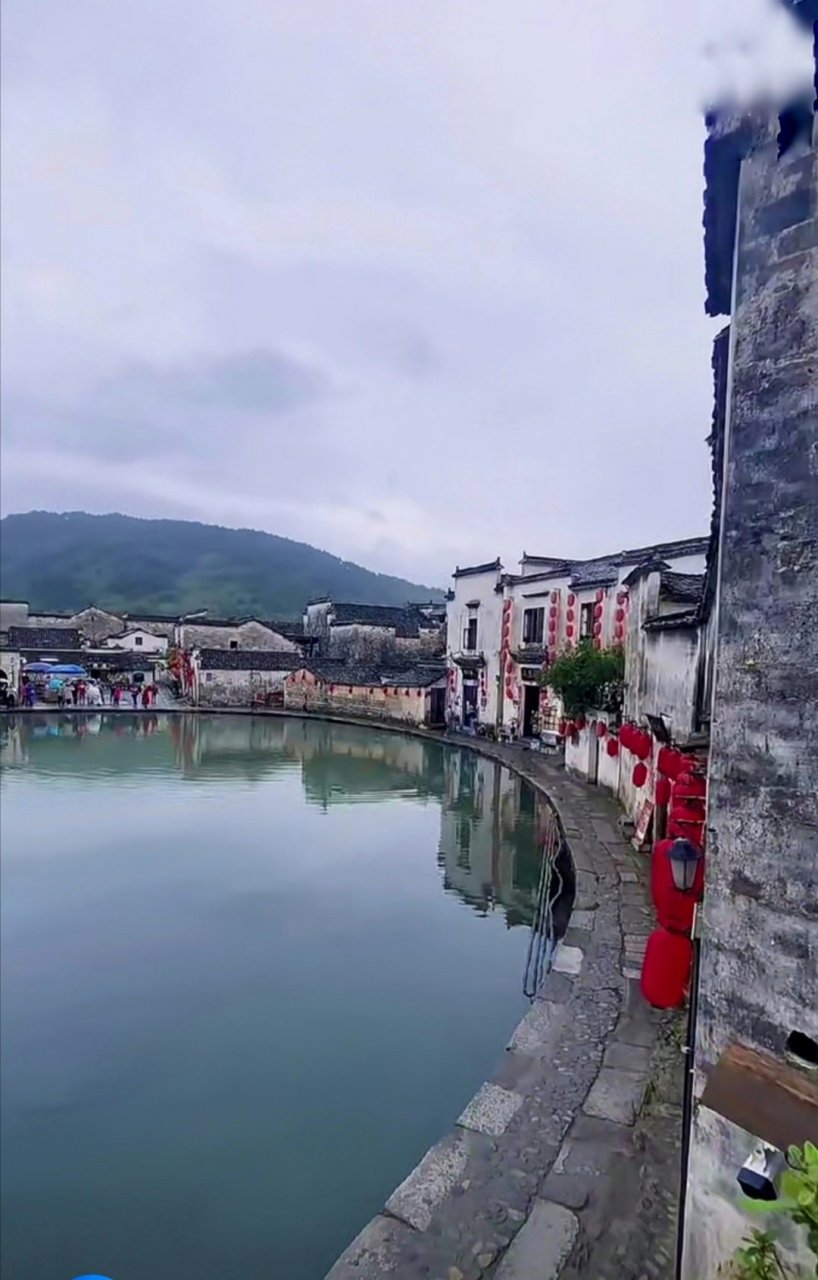 宏村半月塘美景