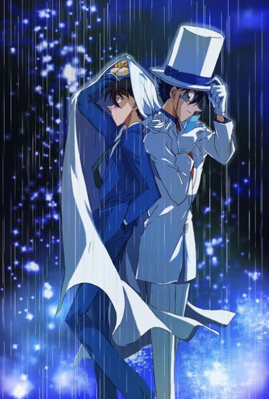 初雨最近开始磕"新基cp"了 喜欢看怪盗基德与名侦探柯南的宝宝点上