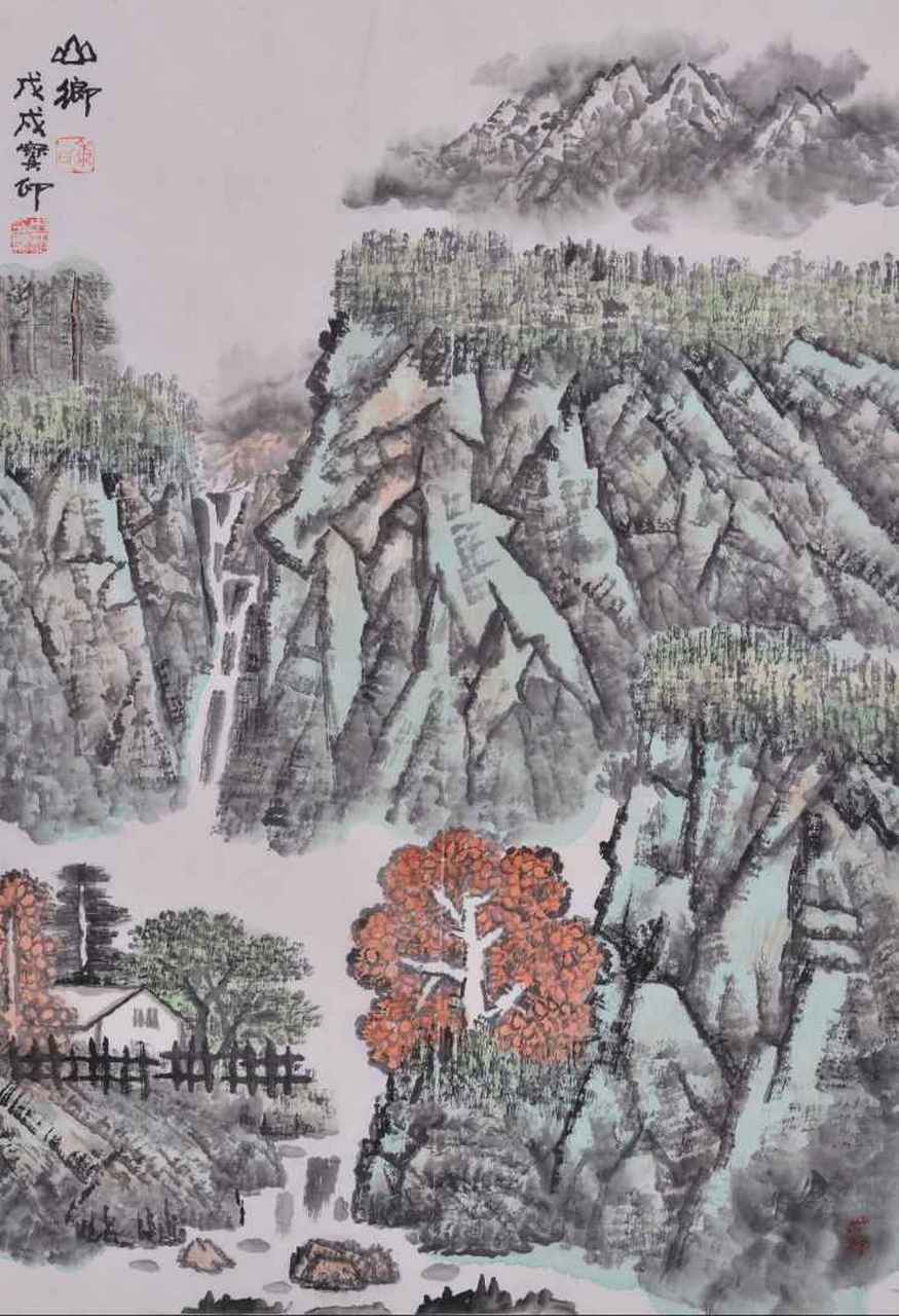 【松云堂画廊推荐 董宝印 70*46cm