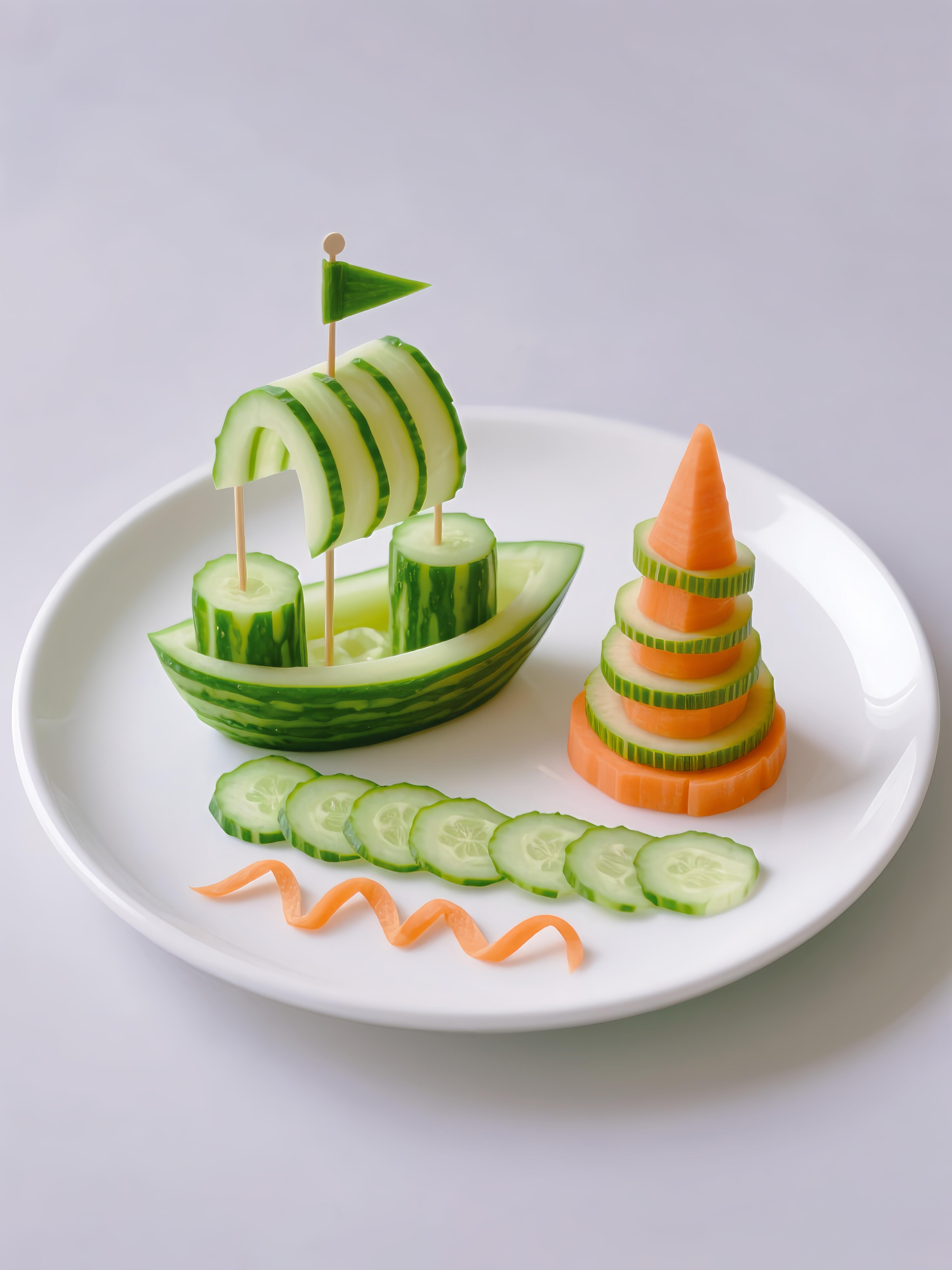 黄瓜还能这么玩?轻舟已过万重山