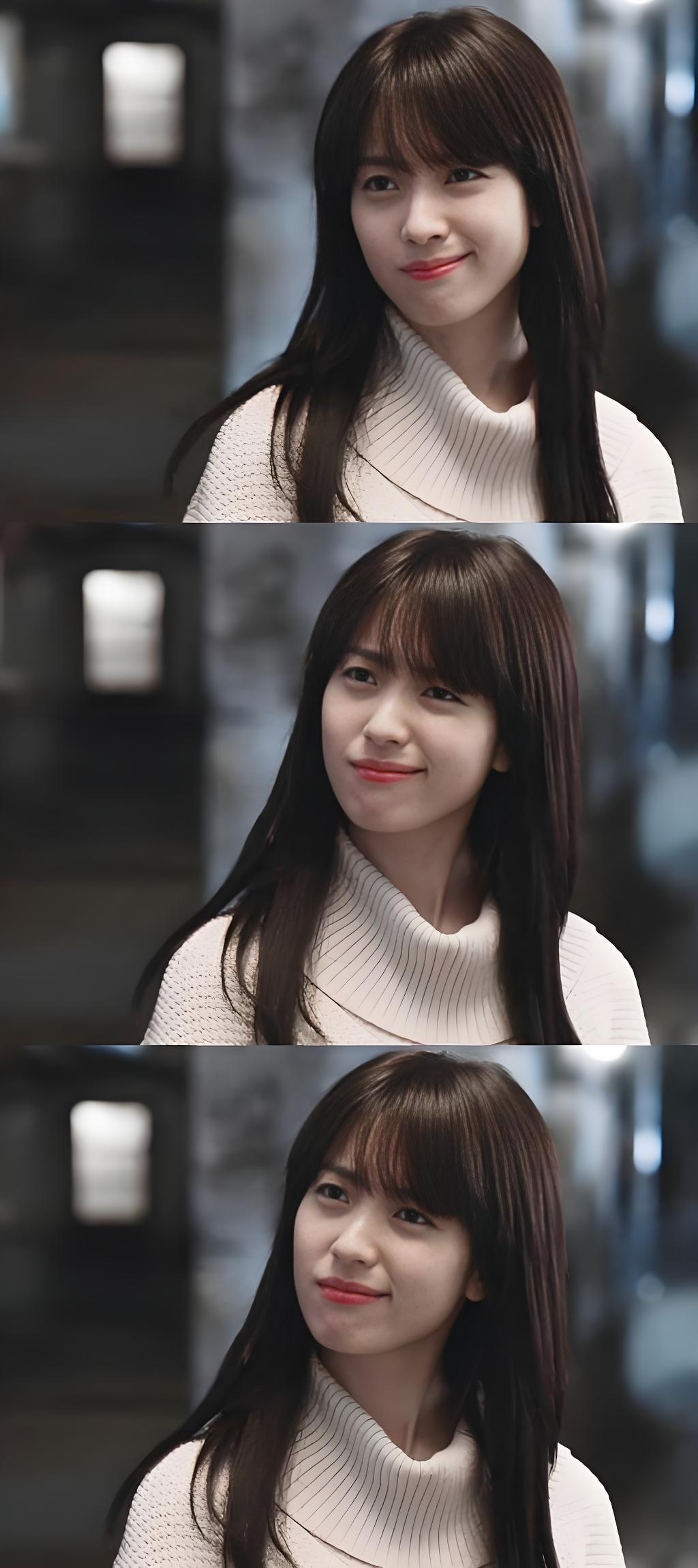 韩孝周的脸太小了,真是上镜脸.五官浑然天成,演技也好