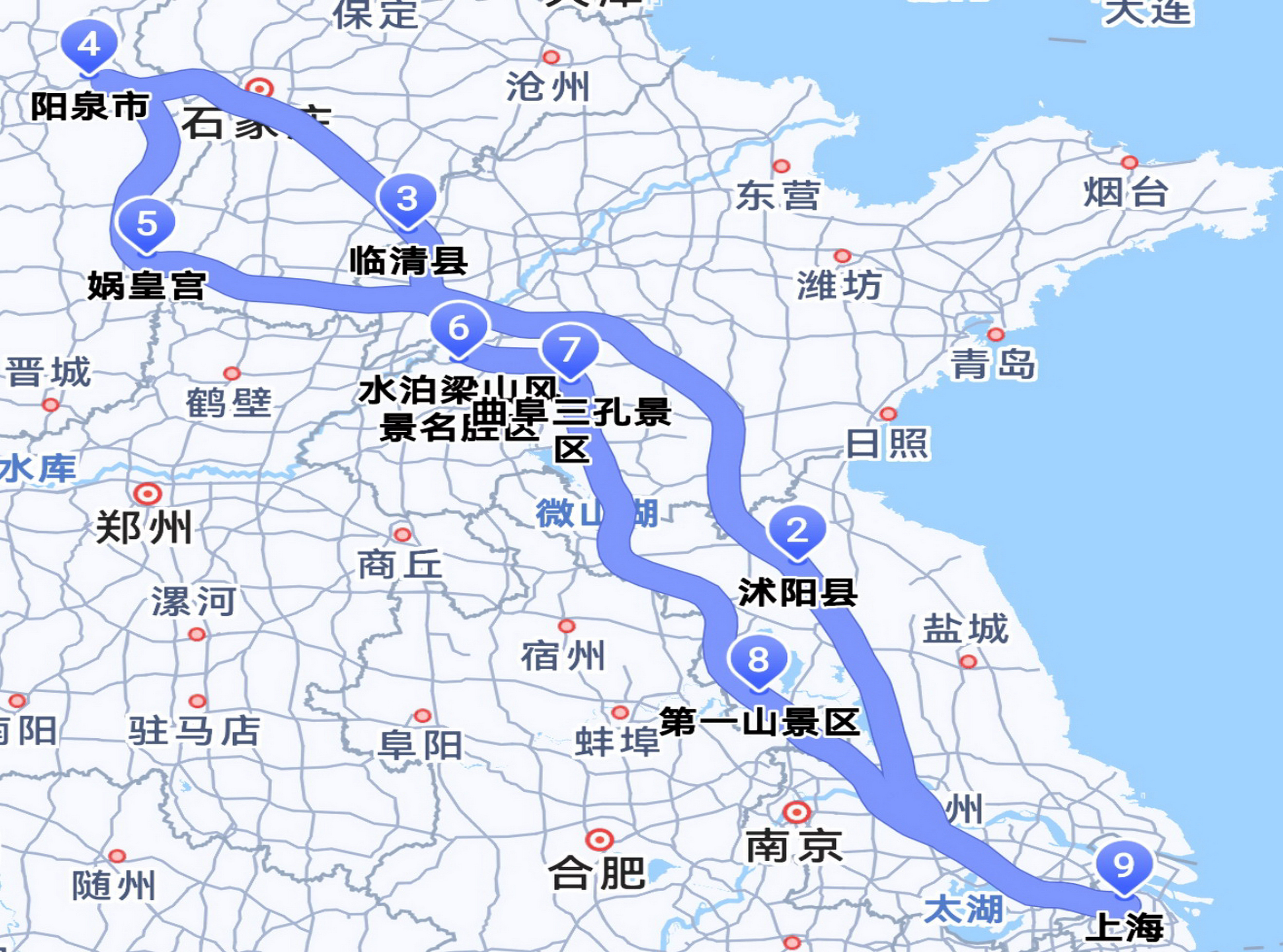 沐阳的虞姬故里,临清的大运河钞关,阳泉的摩崖石窟