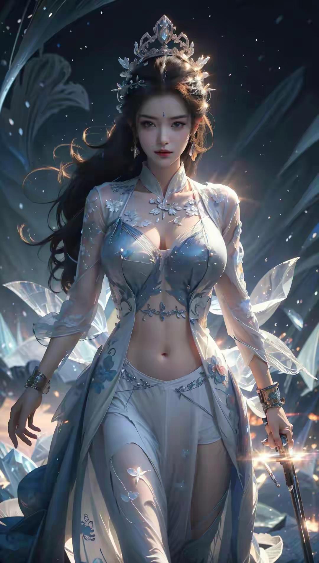 霸气侧漏,仙气飘飘!这样的美女,可遇而不可求!#ai女神# #ai动漫