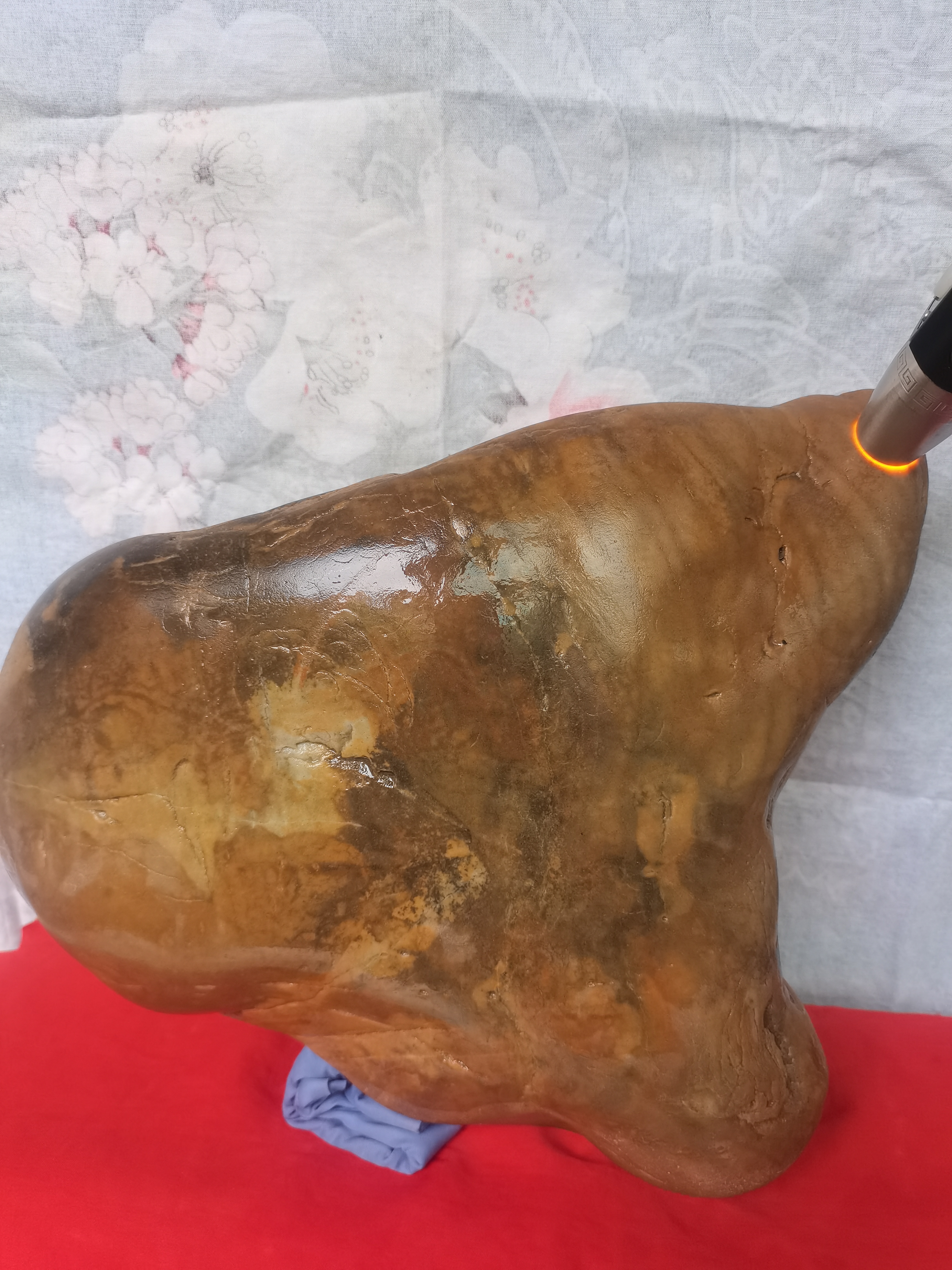 重庆长江玉画面石干湿两拍