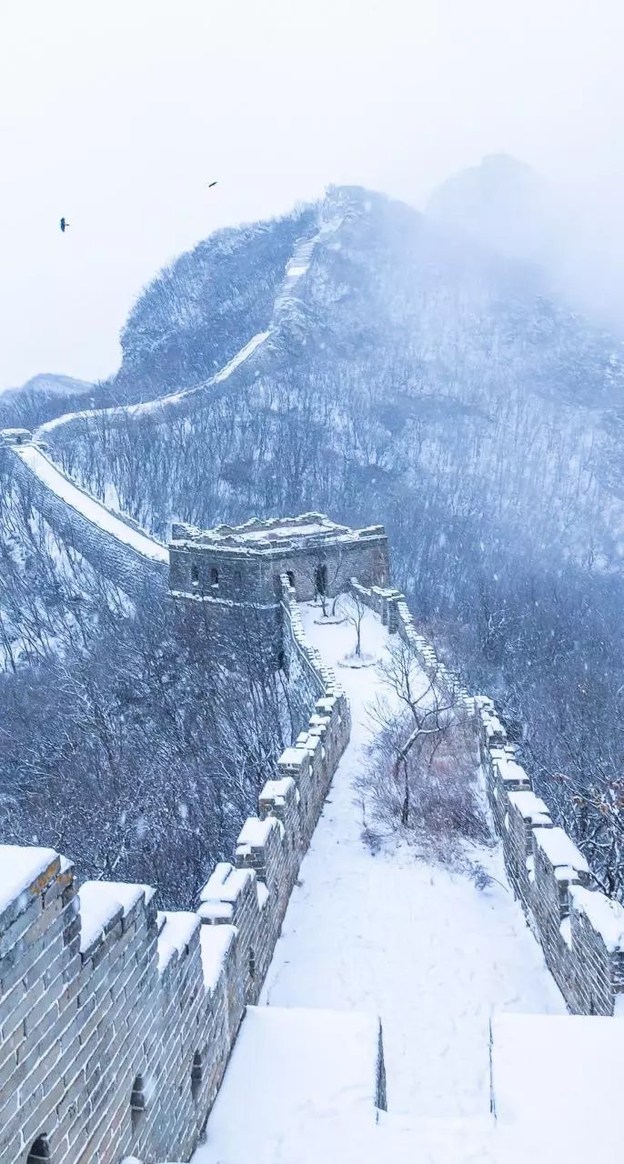 长城雪景