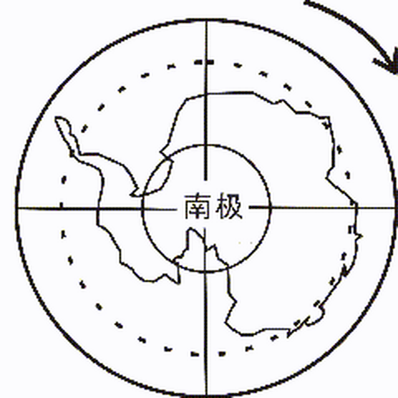南北半球自转方向图图片