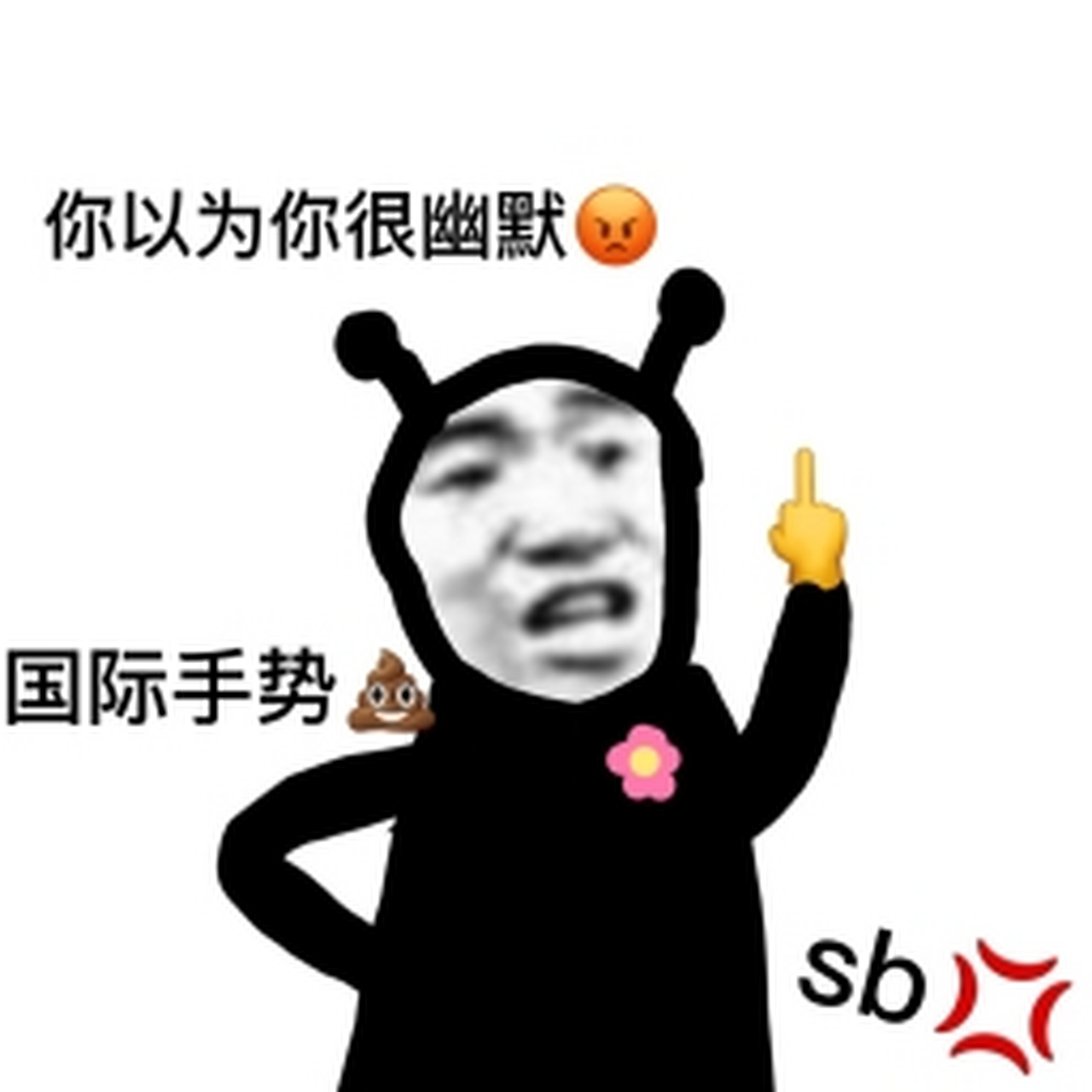 国际手势了解一下[滑稽]