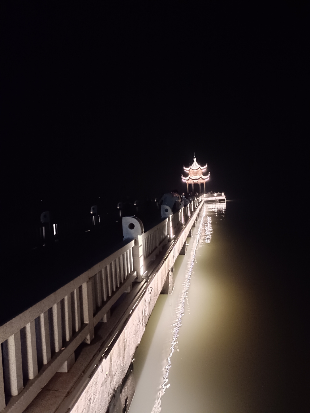 夜晚的太湖边,湖风习习,凉爽宜人.漫步于湖畔,心旷神怡,思绪万千.