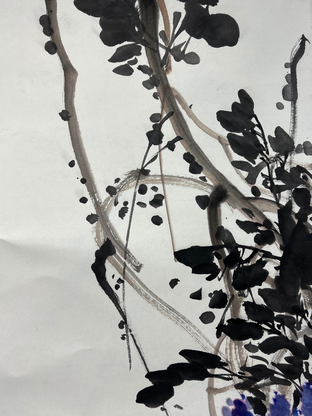 崔如琢	花鸟	136×66cm	镜心 #国画# #晒晒我的收藏# #艺术品征集拍卖