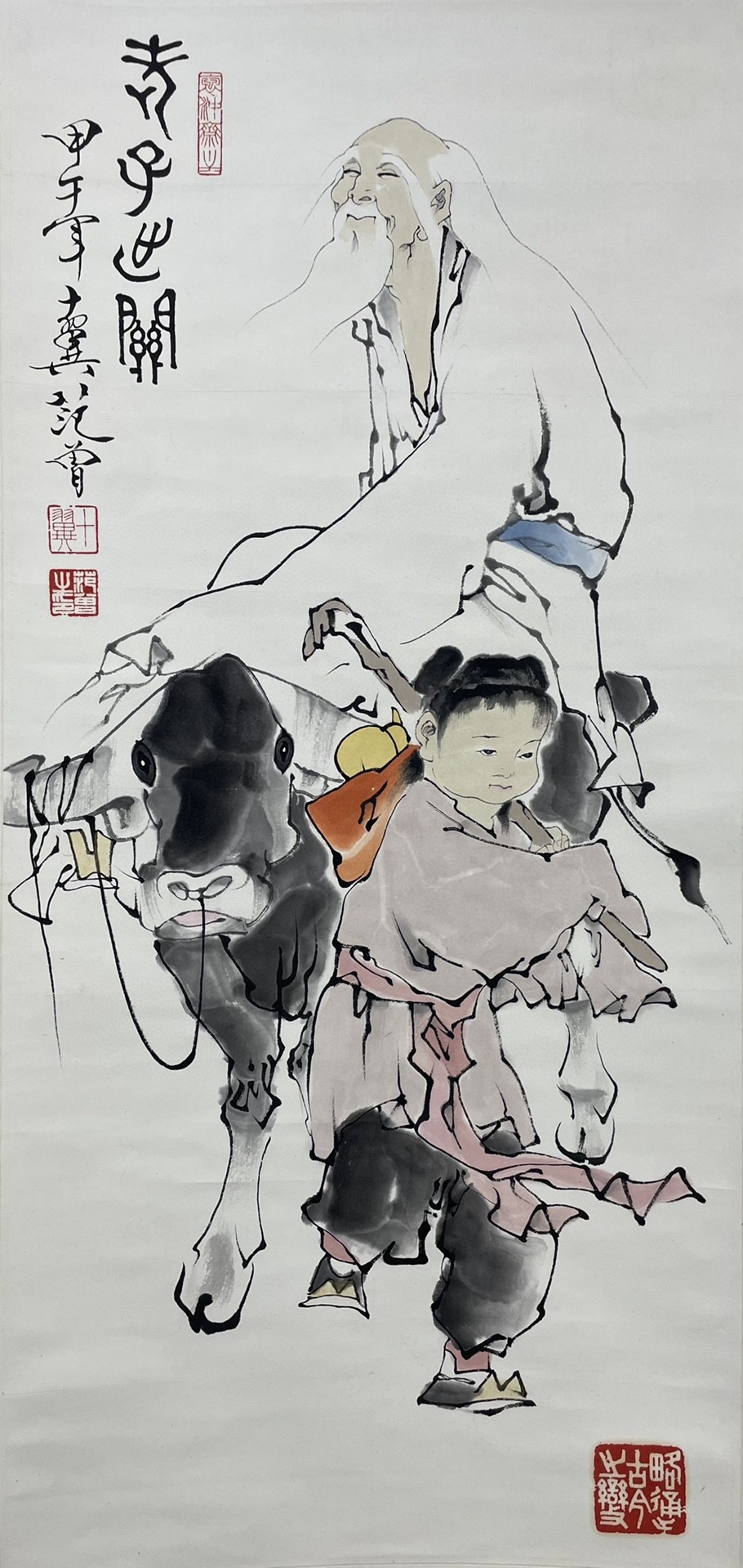 3500 范曾 老子出关 ,尺寸95x45cm