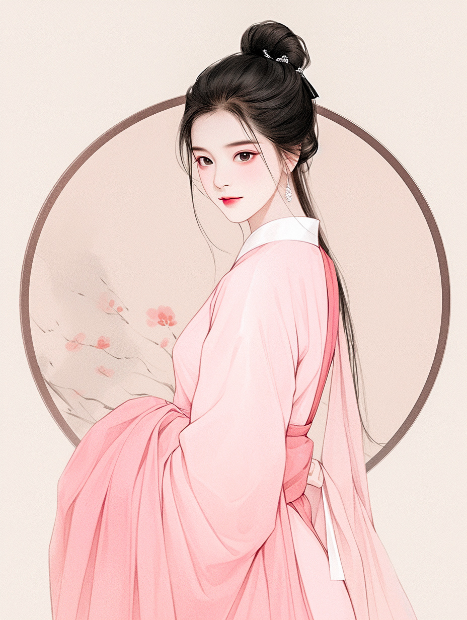 ai绘画--国风美女,汉服写真#秋天生活图鉴# #百家新收益# #动态创作者