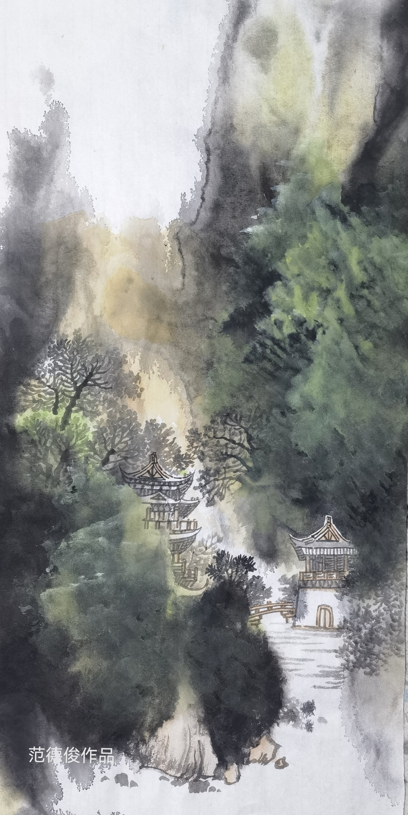 中国当代顶级泼墨泼彩大家范德俊作品赏析