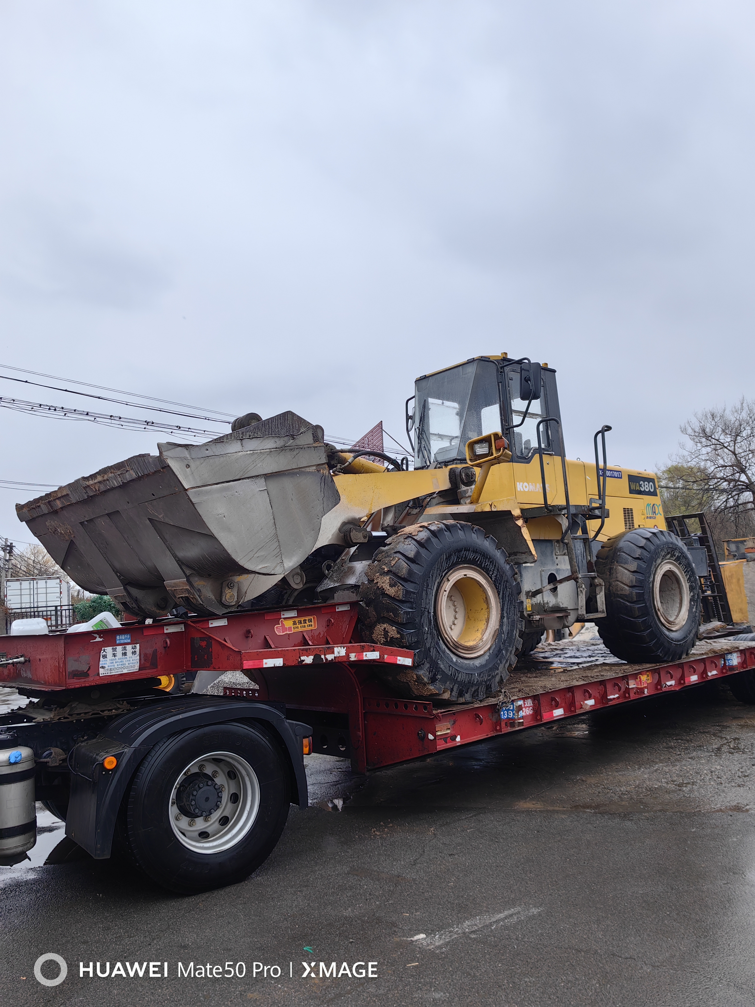 380全部已售发往某码头,择日出口94 #进口装载机 #小松380装载机