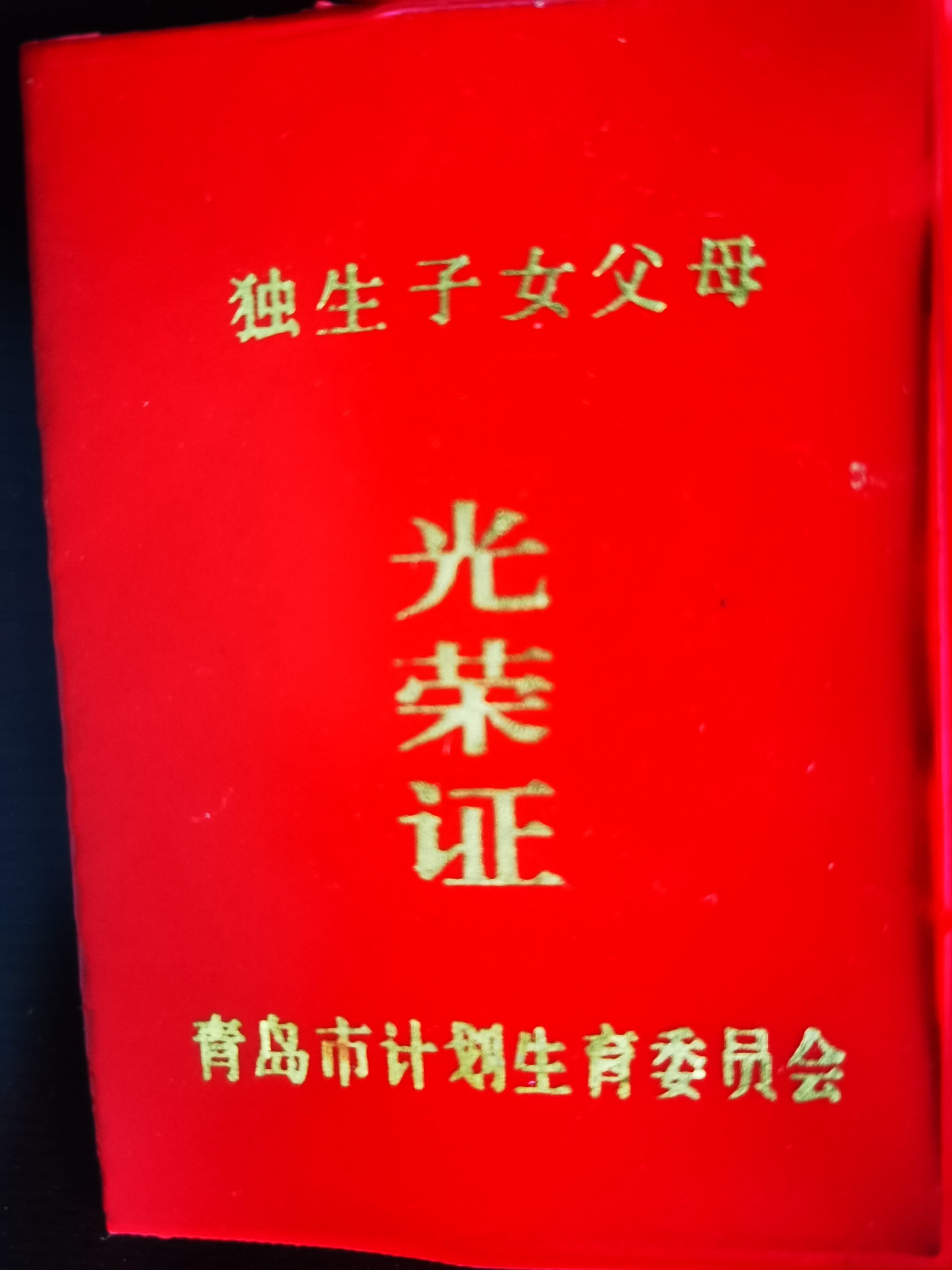 独生子女父母奖励扶助办理