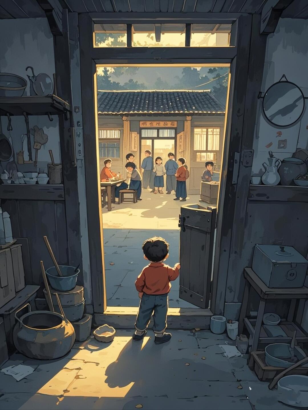 小时候,家里一来亲戚朋友,我就像只受惊的小兔子,嗖地躲进里屋,心怦怦