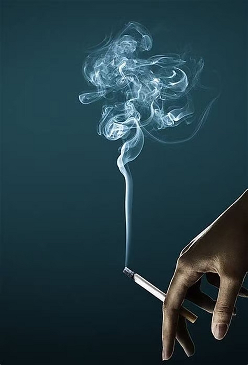 吞云吐雾一支烟 燃尽红尘两指间 半世空劳身已朽 唯凭此物得洞天