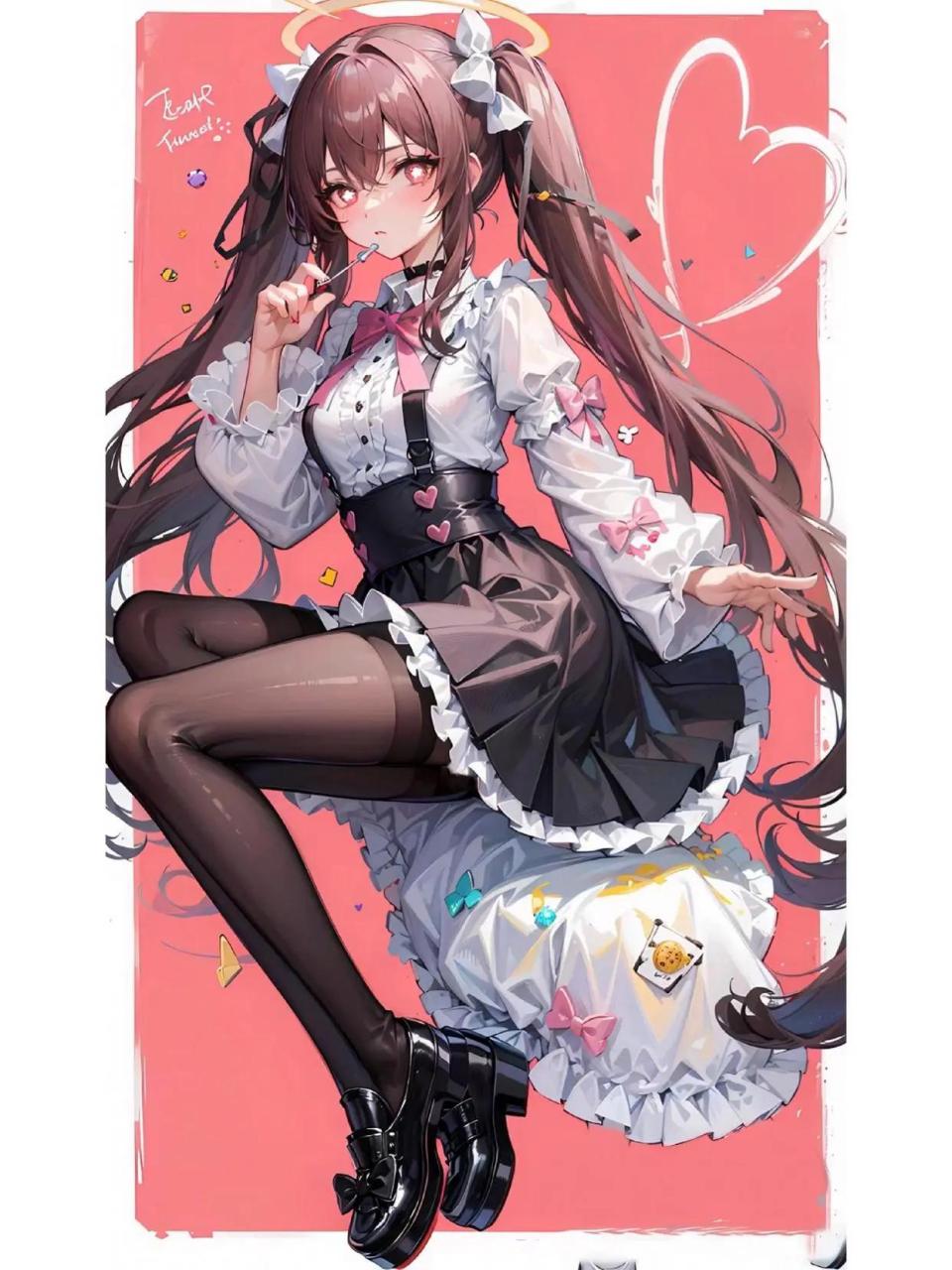 喜欢那个双马尾小姐姐[亲吻]#最喜欢的二次元人物# #二次元美图