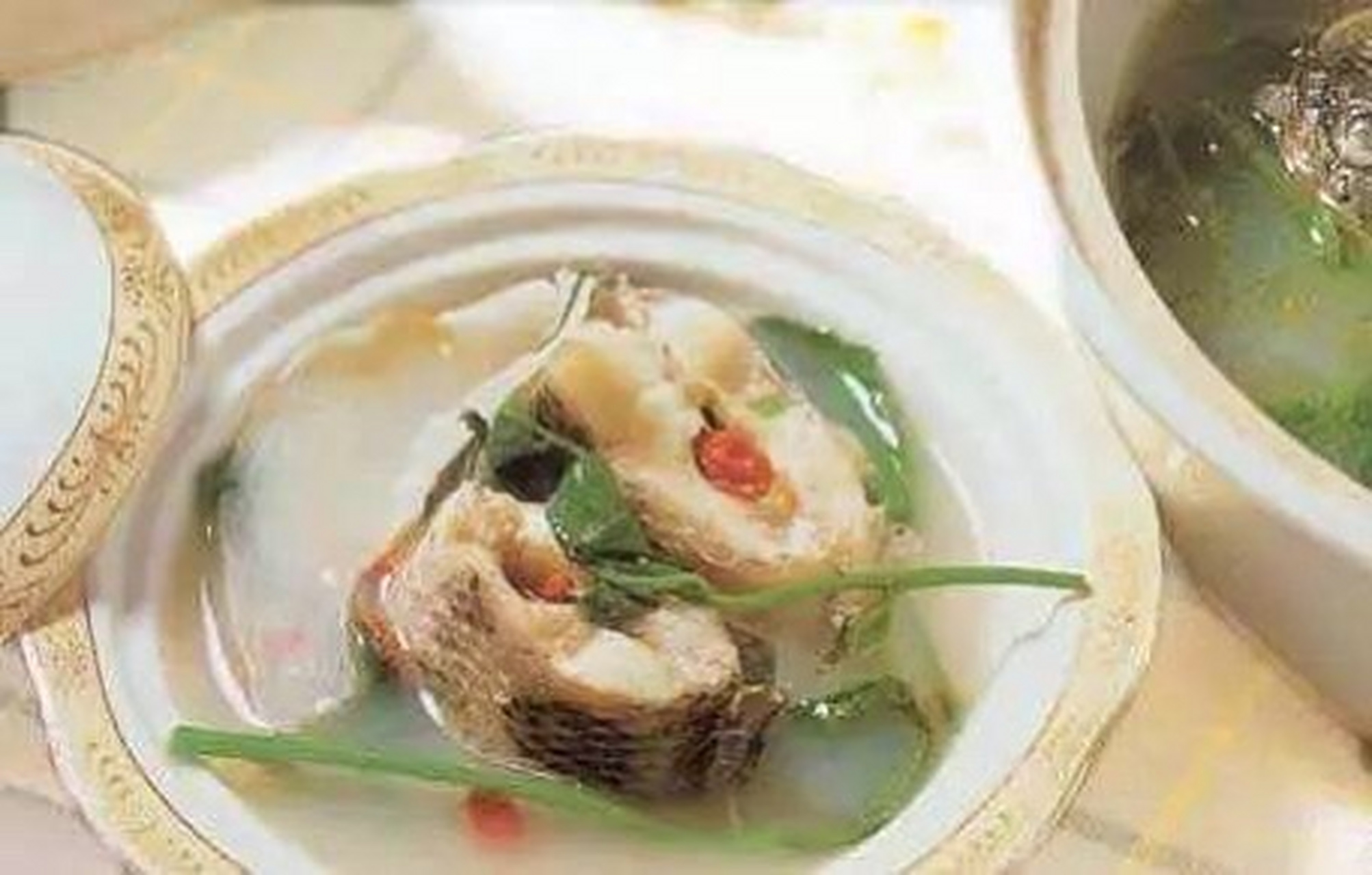生鱼野葛菜汤.春天需要健脾祛湿