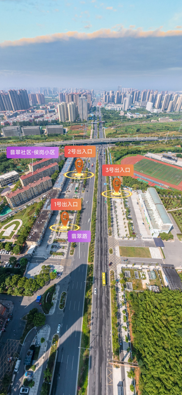 合肥地铁3号线幸福坝站,附近都是大学城 #合肥房产 #房地产发展趋势