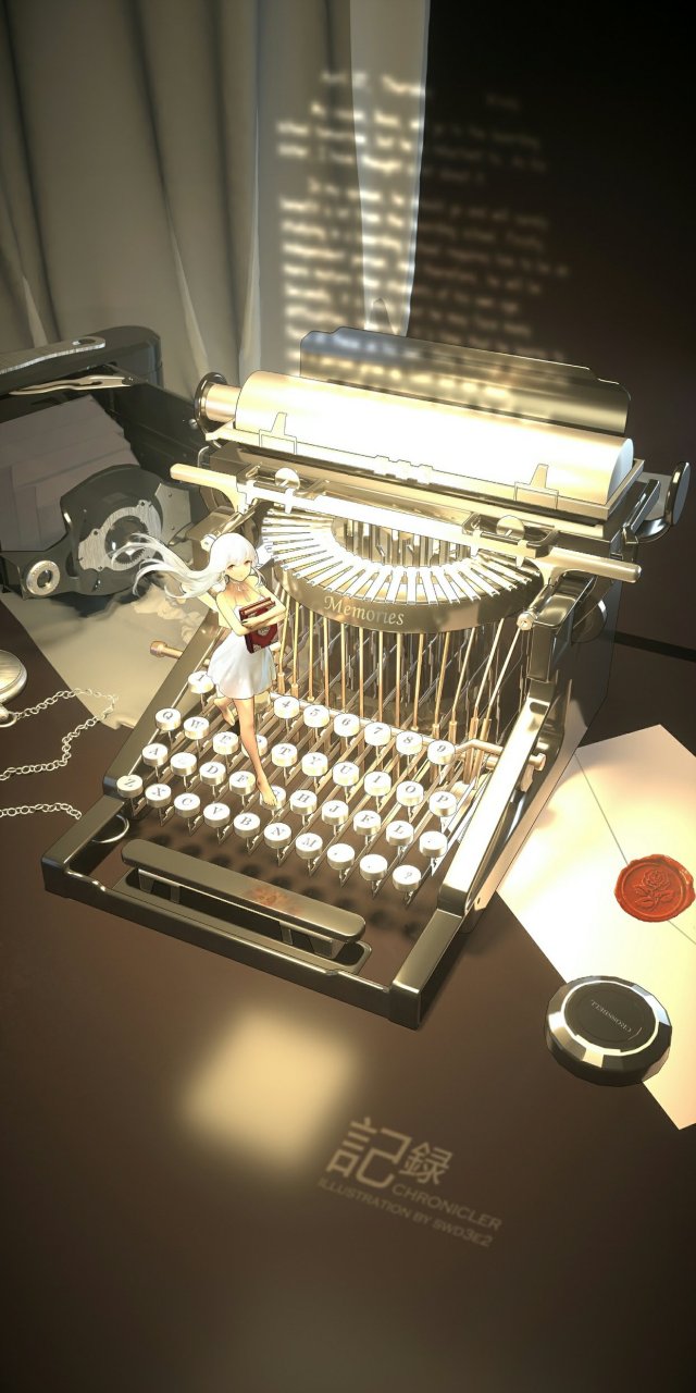 涓流计划#  关于打字机,除了《紫罗兰的永恒花园》,我记得还有一部