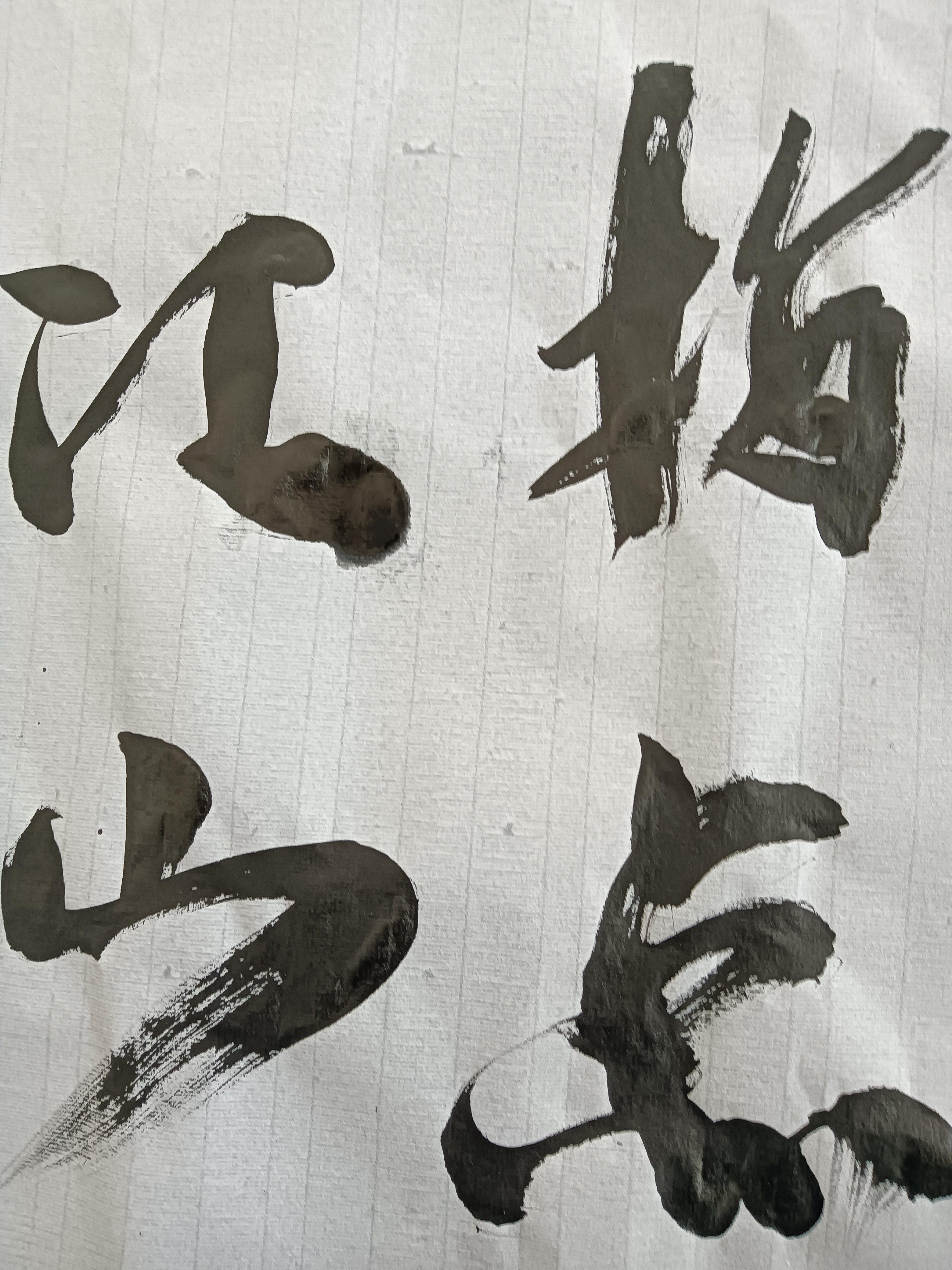 李伟的书法(指点江山),名家版