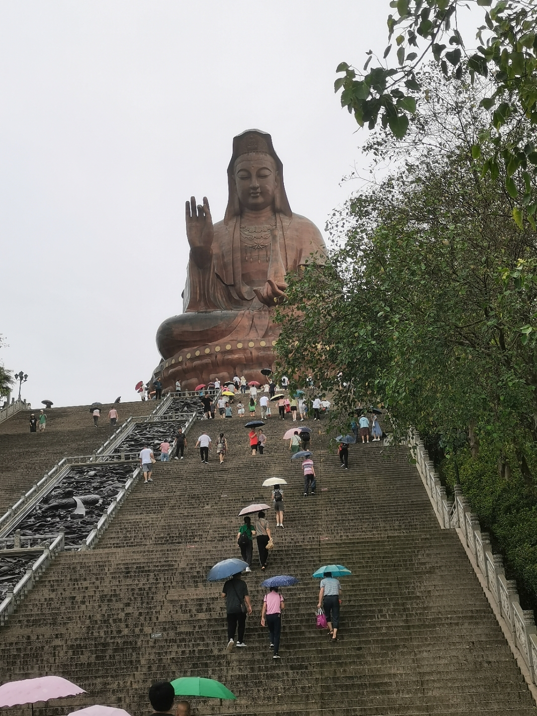 西樵山大佛有多高图片