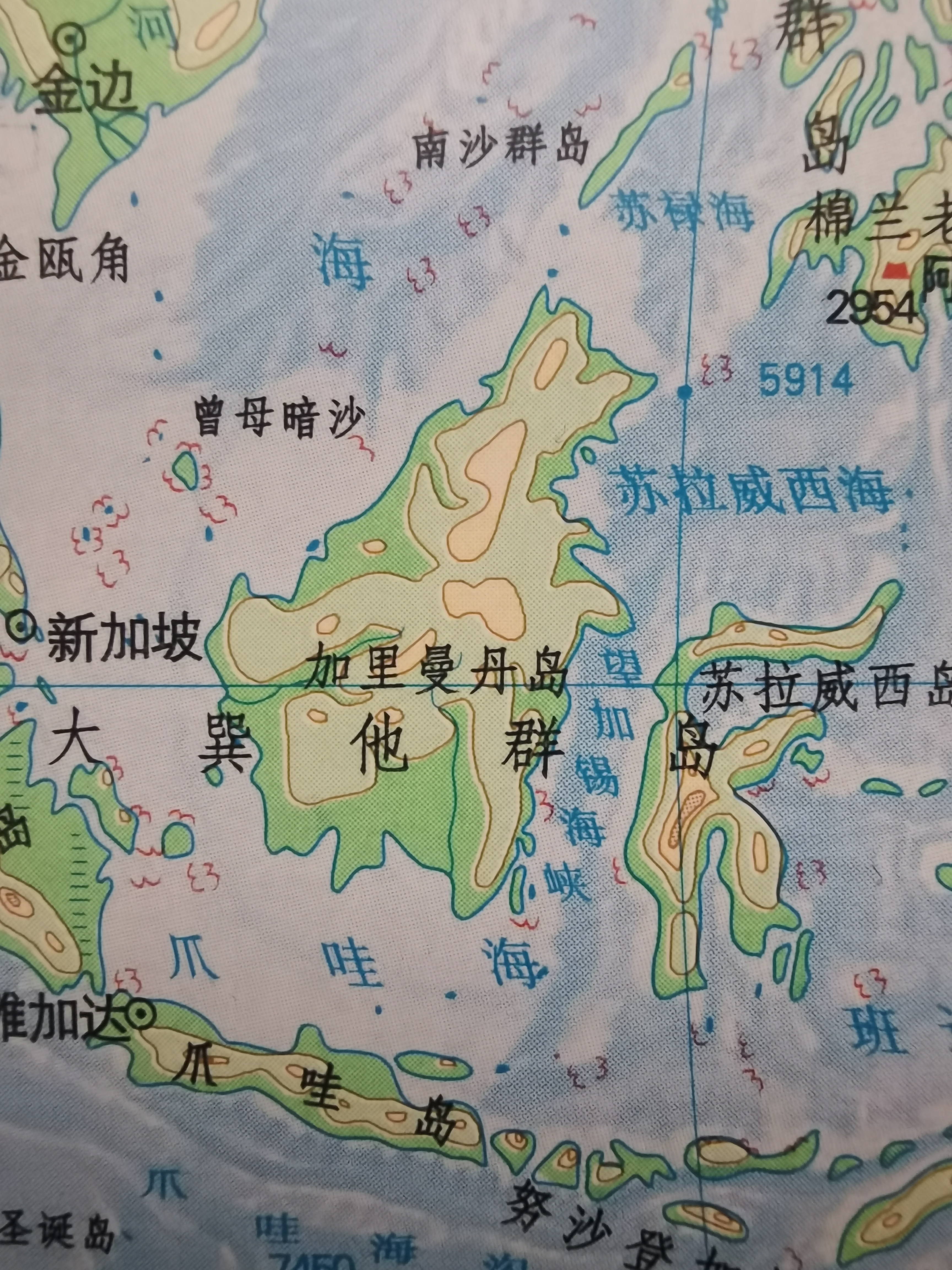 海岛地图高清 清晰图片