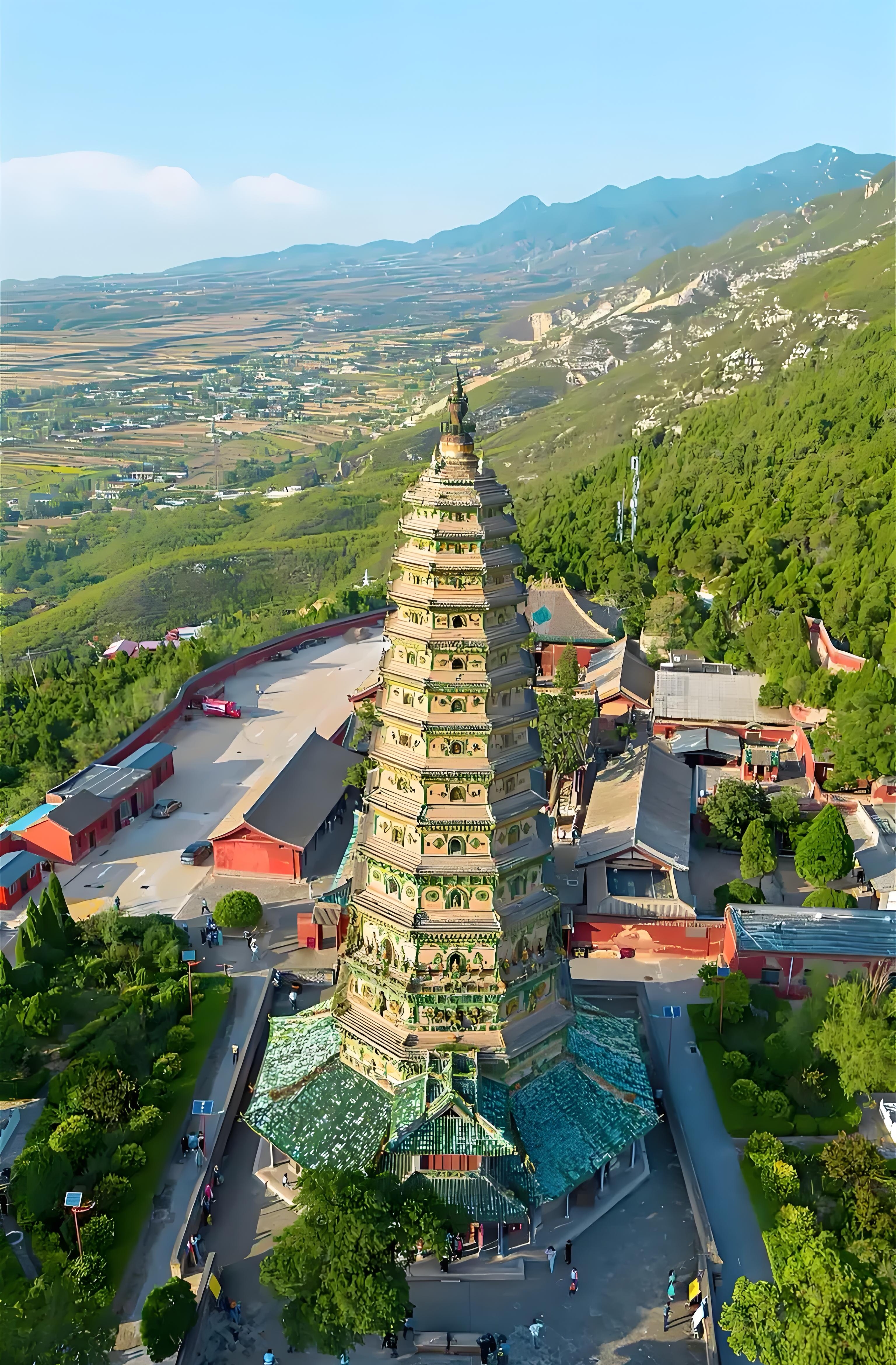 7,朔城市塔图片城市图片山西金光塔图片古塔图片大全大图飞虹塔山西