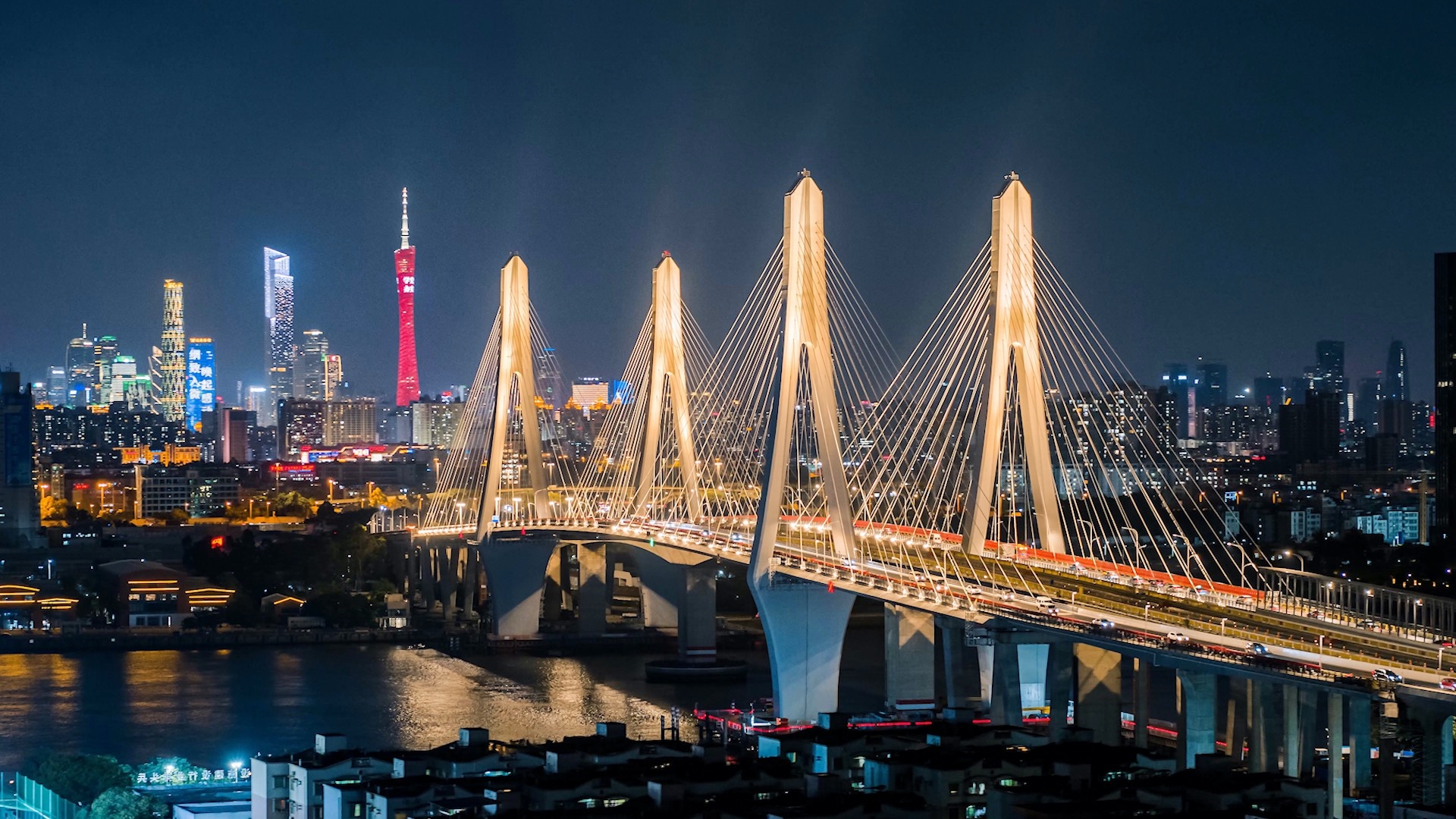 广州——桥梁大都,据编者不完全统.@湘江洛水的动态