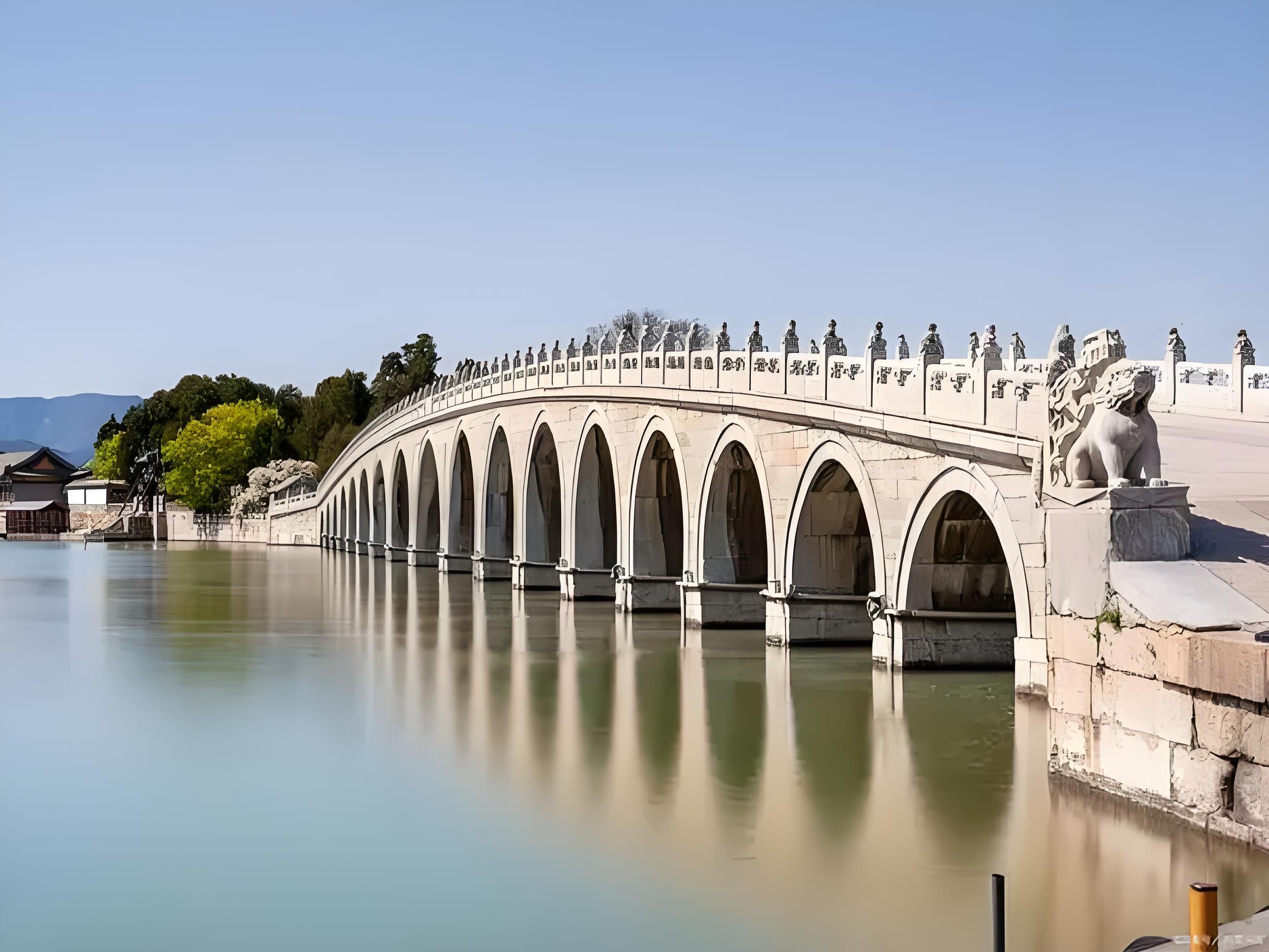 中国各省市区的代表性桥梁分别是: 1,北京:卢沟桥(图1) 2,天津:永乐桥
