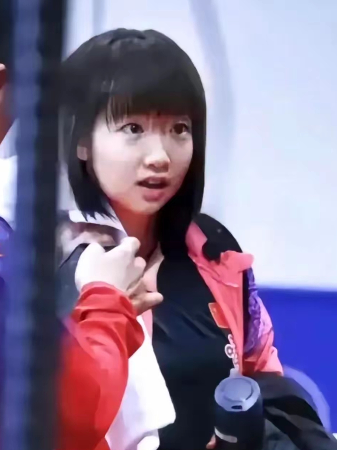 利于练习,把头发剪短了,你喜欢长发还是短发的孙颖莎#热点引擎计划