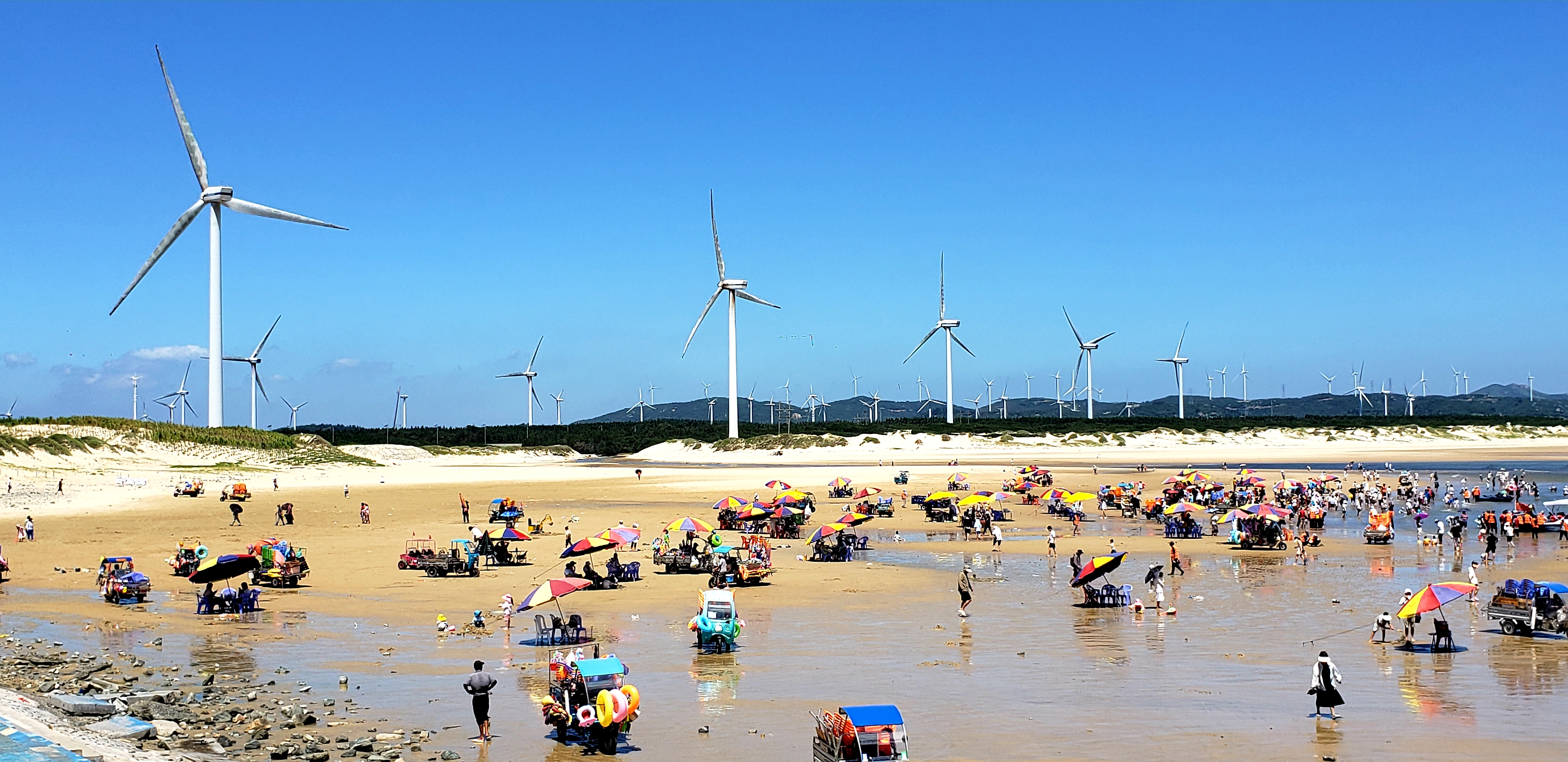 福州平潭自驾北线环游之二:长江澳海滩动图集.