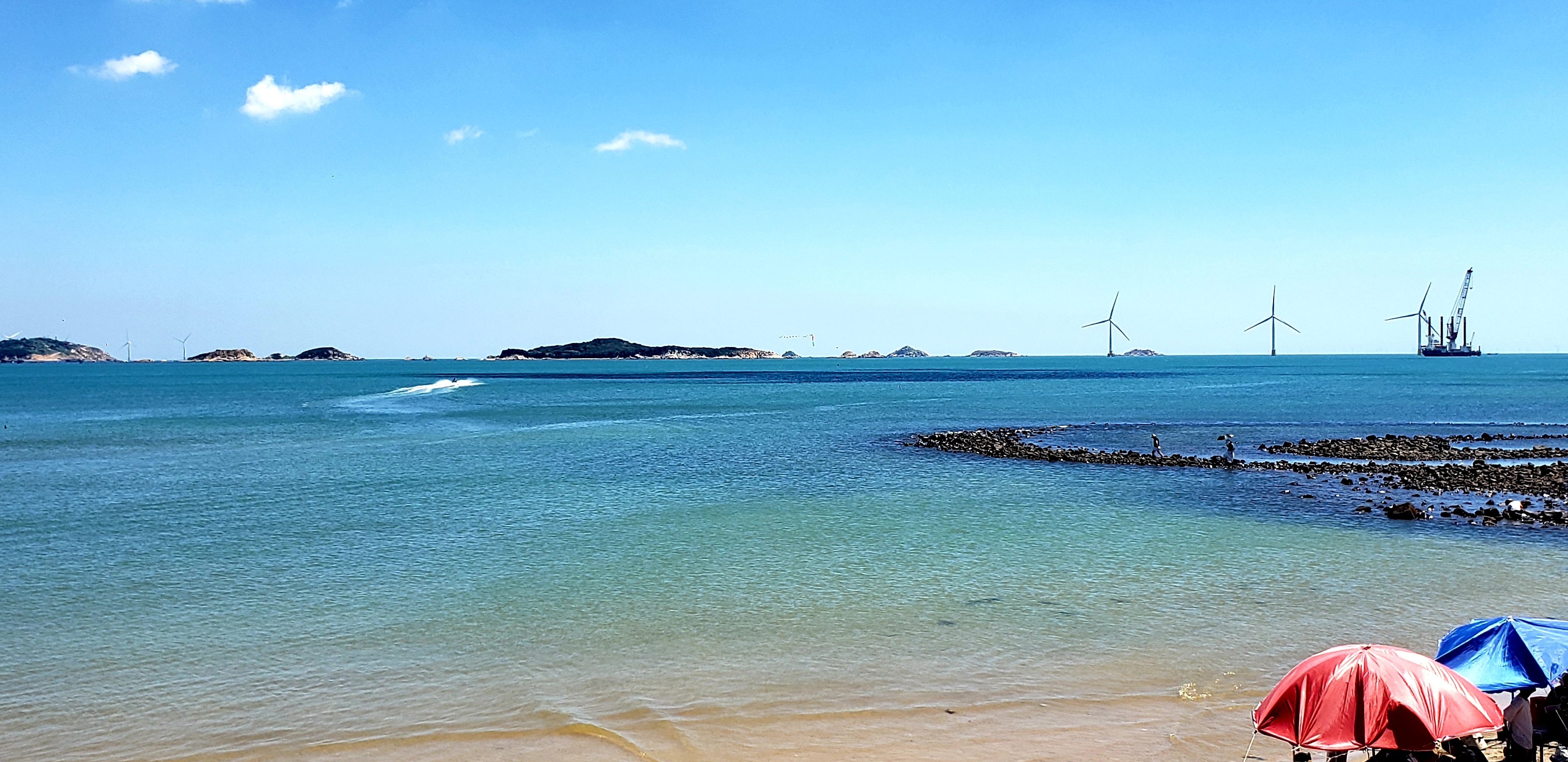 福州平潭自驾北线环游之二:长江澳海滩动图集.