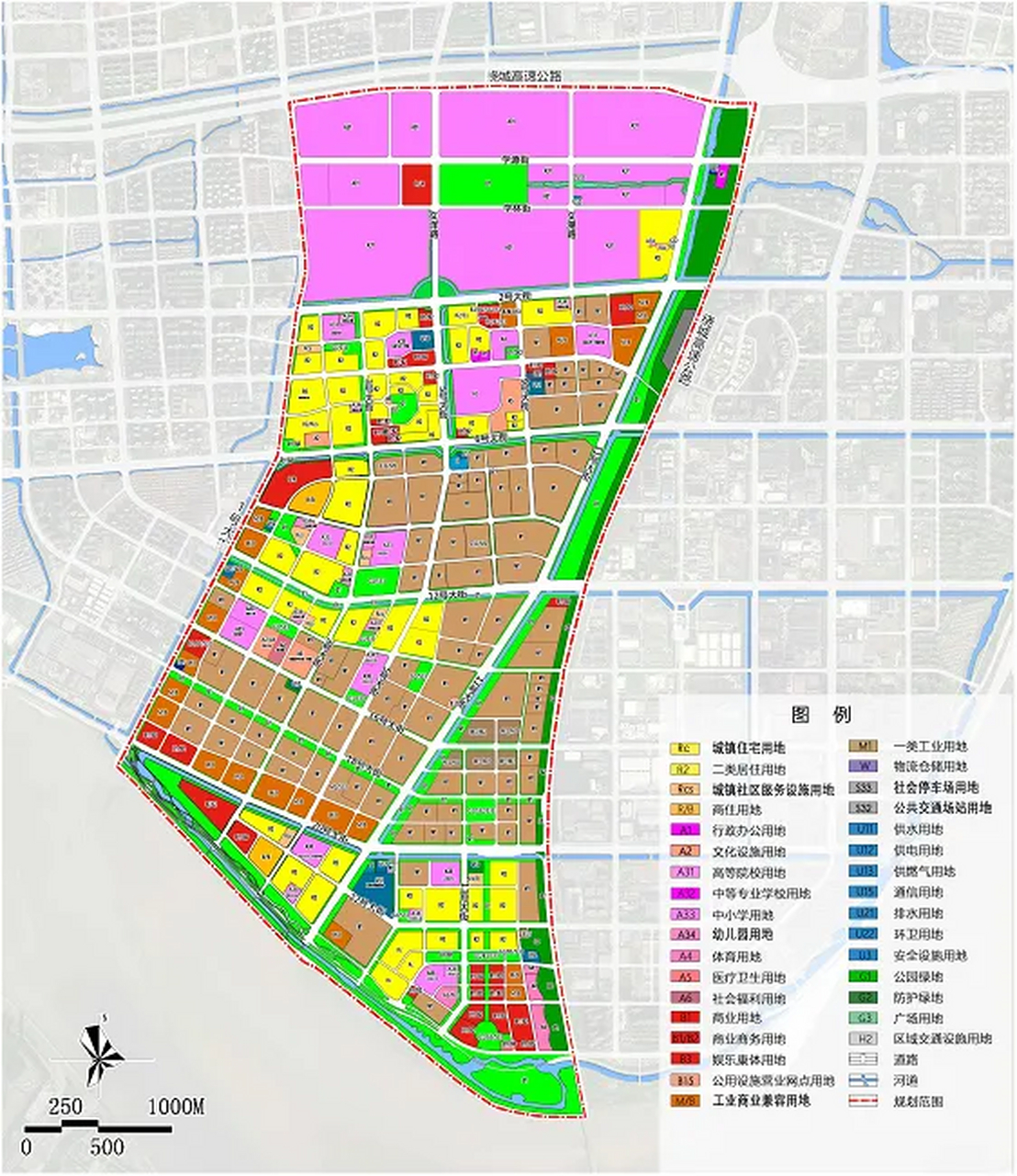 新规划的东部湾新城范围,北至绕城高速,东至绕城高速,南至钱塘江岸,西
