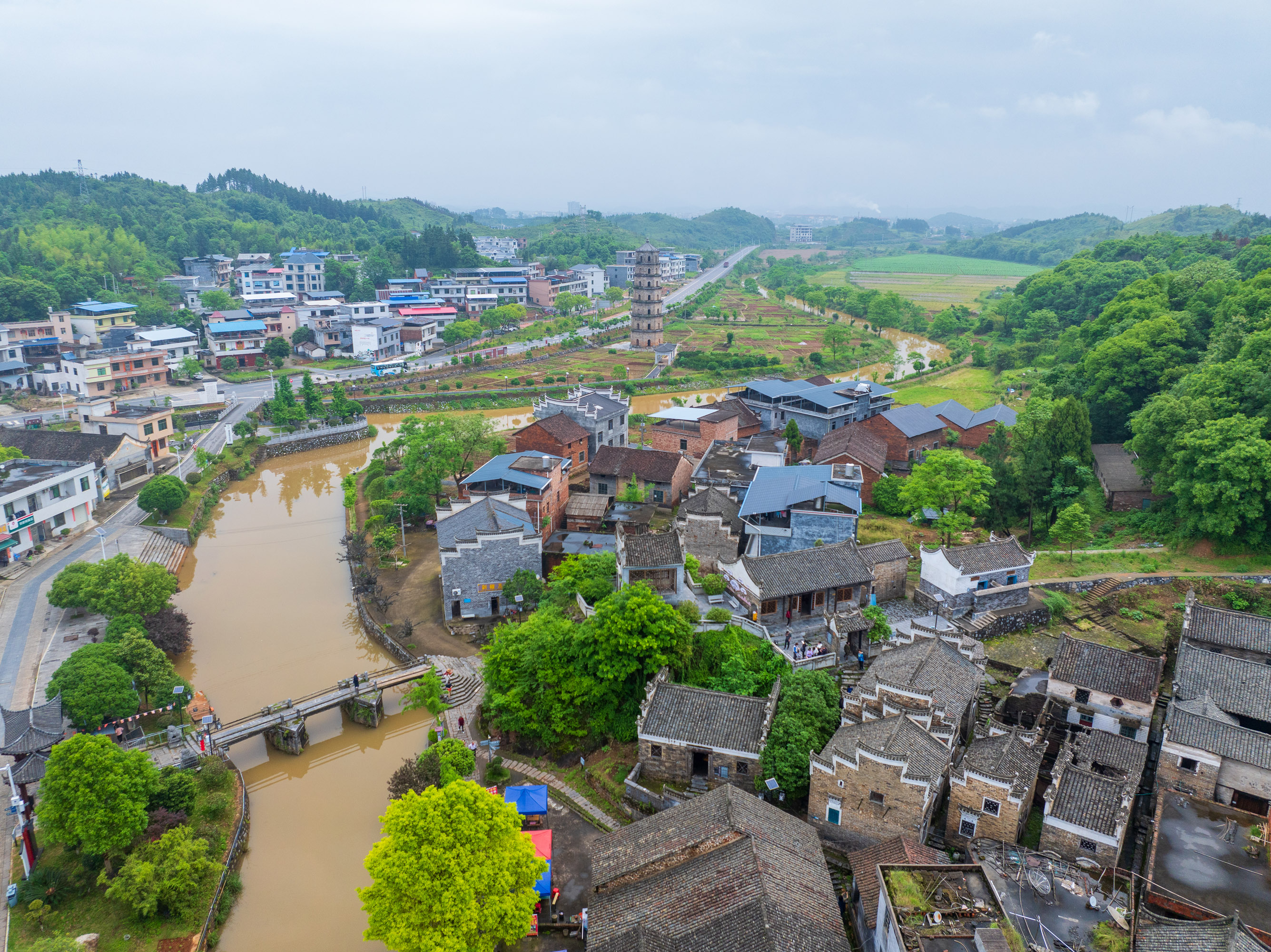 湖南永兴板梁古村图片