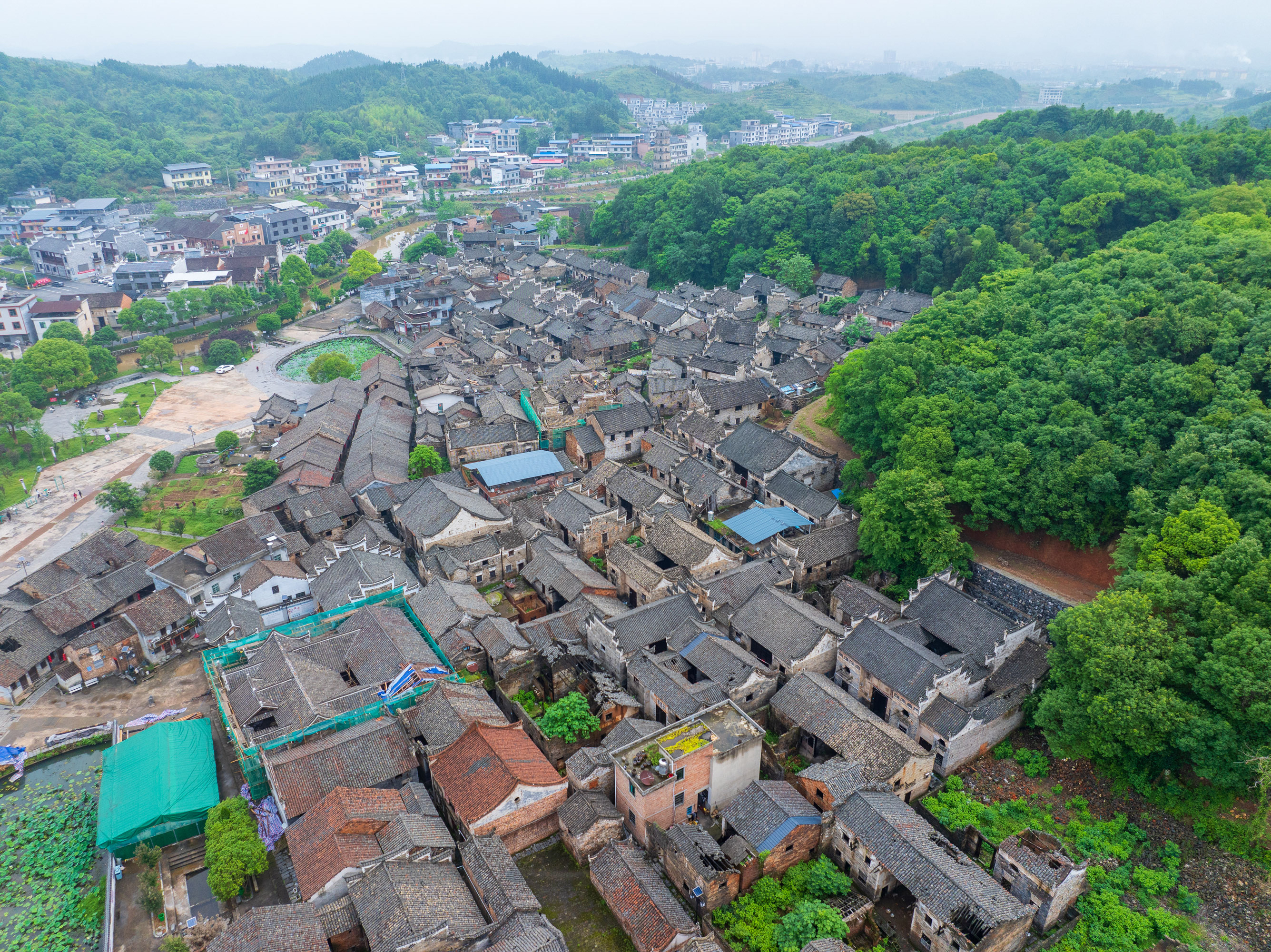 湖南永兴板梁古村图片