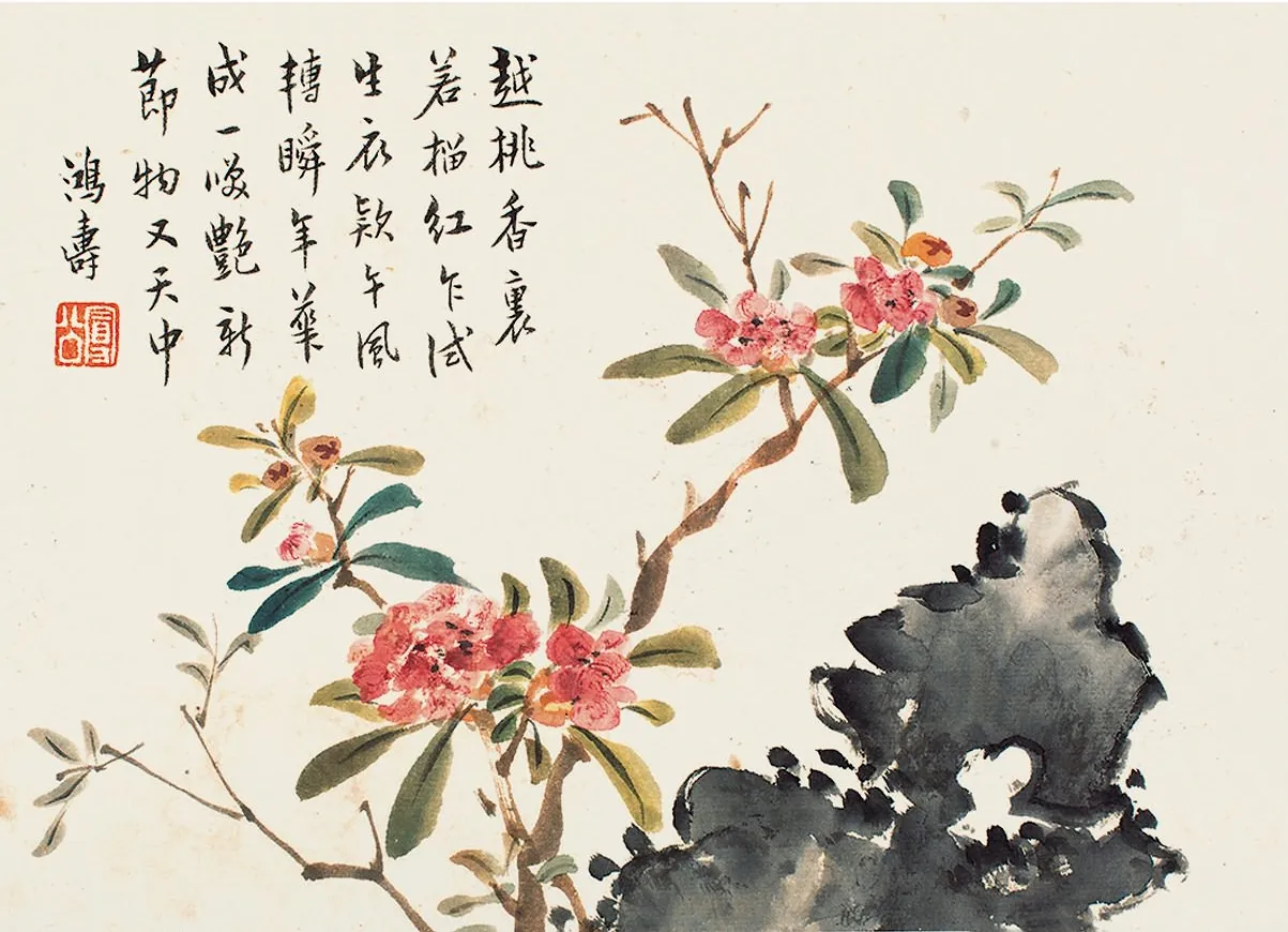 陈鸿寿,清代画坛巨匠,其《花卉册》宛如一幅幅生动的自然诗篇.