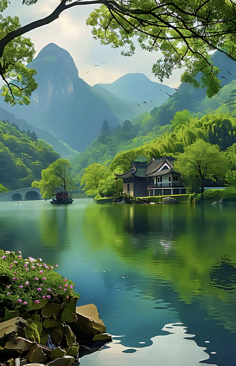 9198 清晨的宁静,仿佛在这一刻被定格.